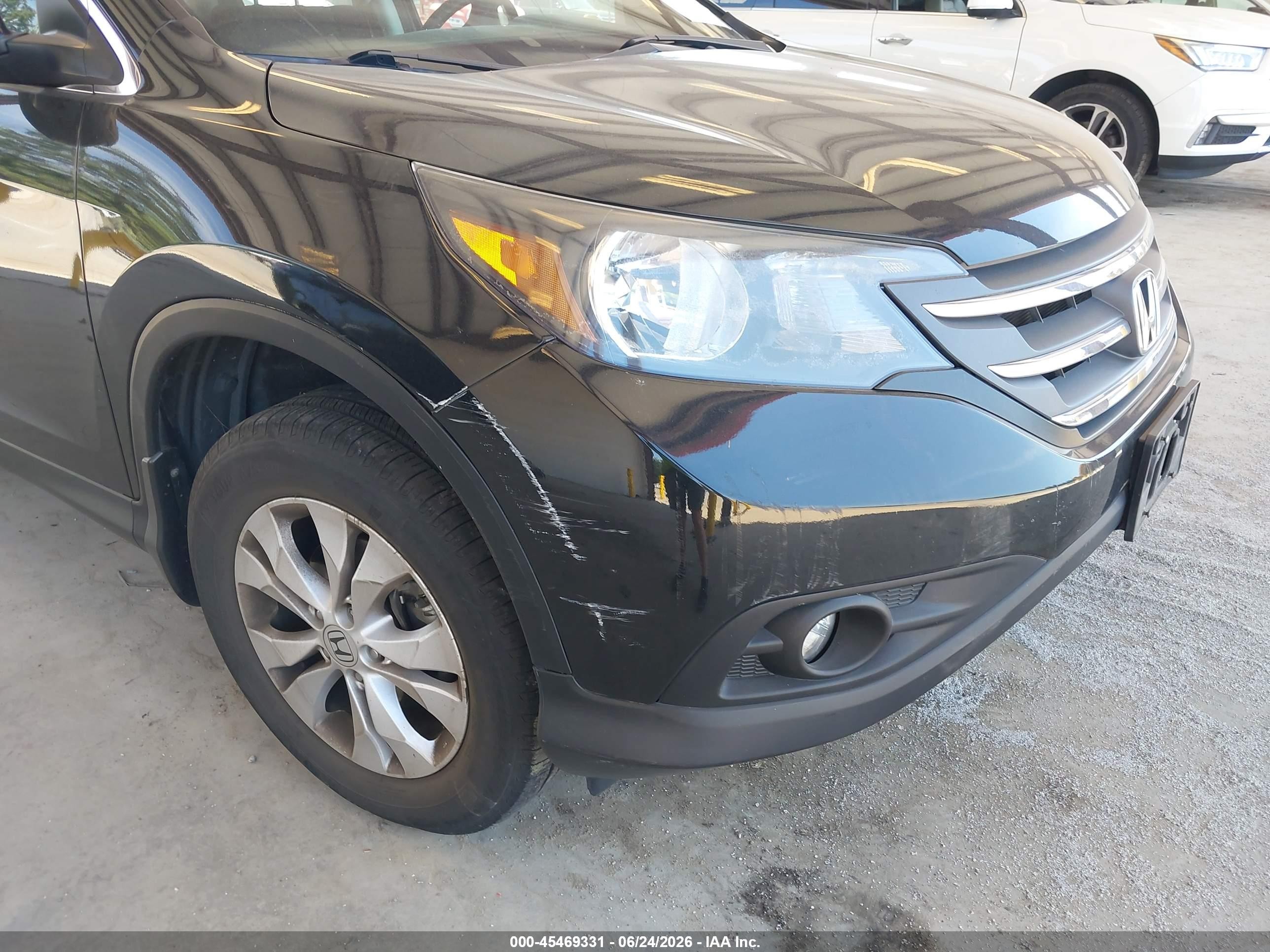 2012 Honda Cr-v Ex Black vin: 2HKRM4H53CH634378