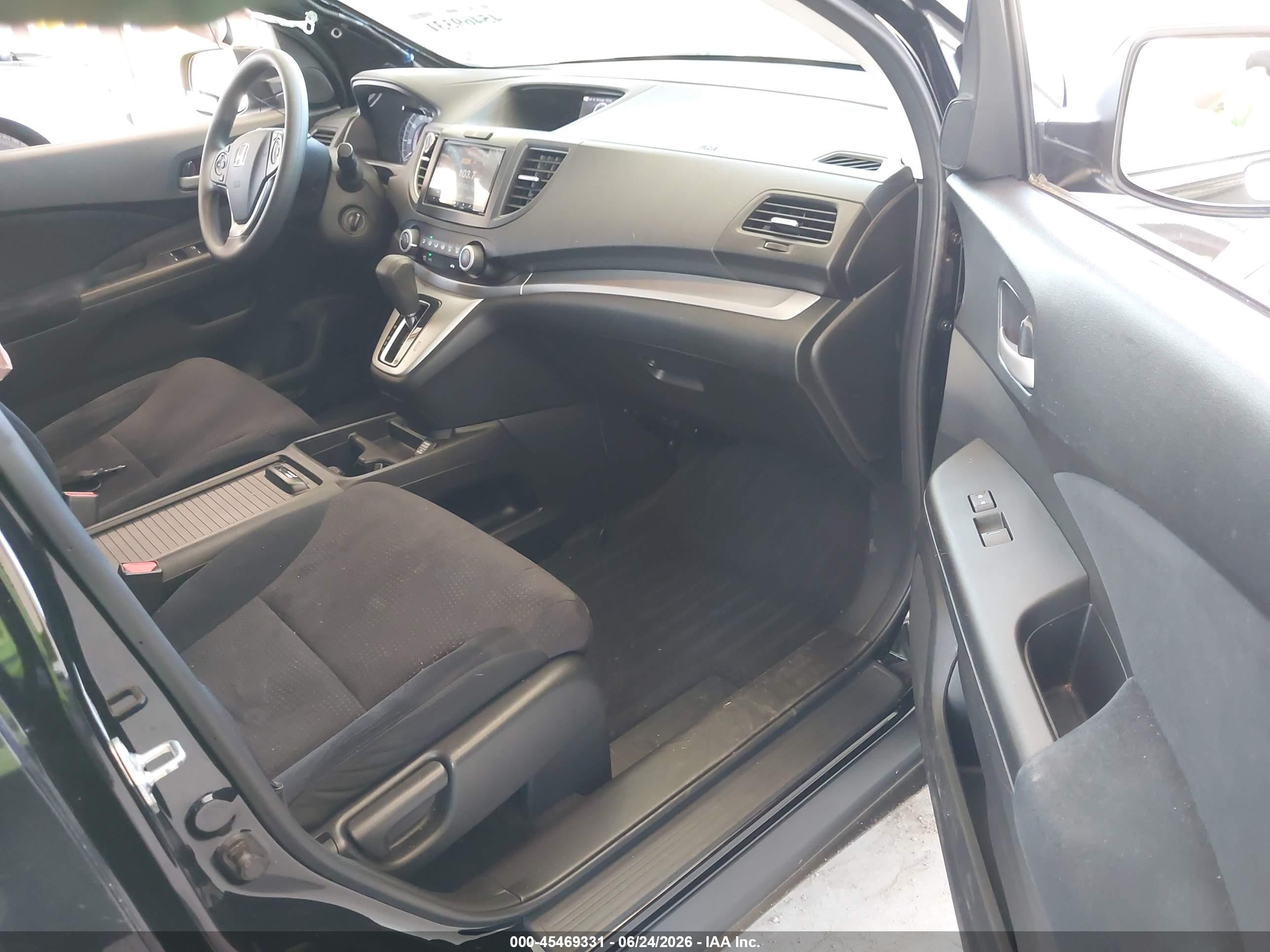 2012 Honda Cr-v Ex Black vin: 2HKRM4H53CH634378