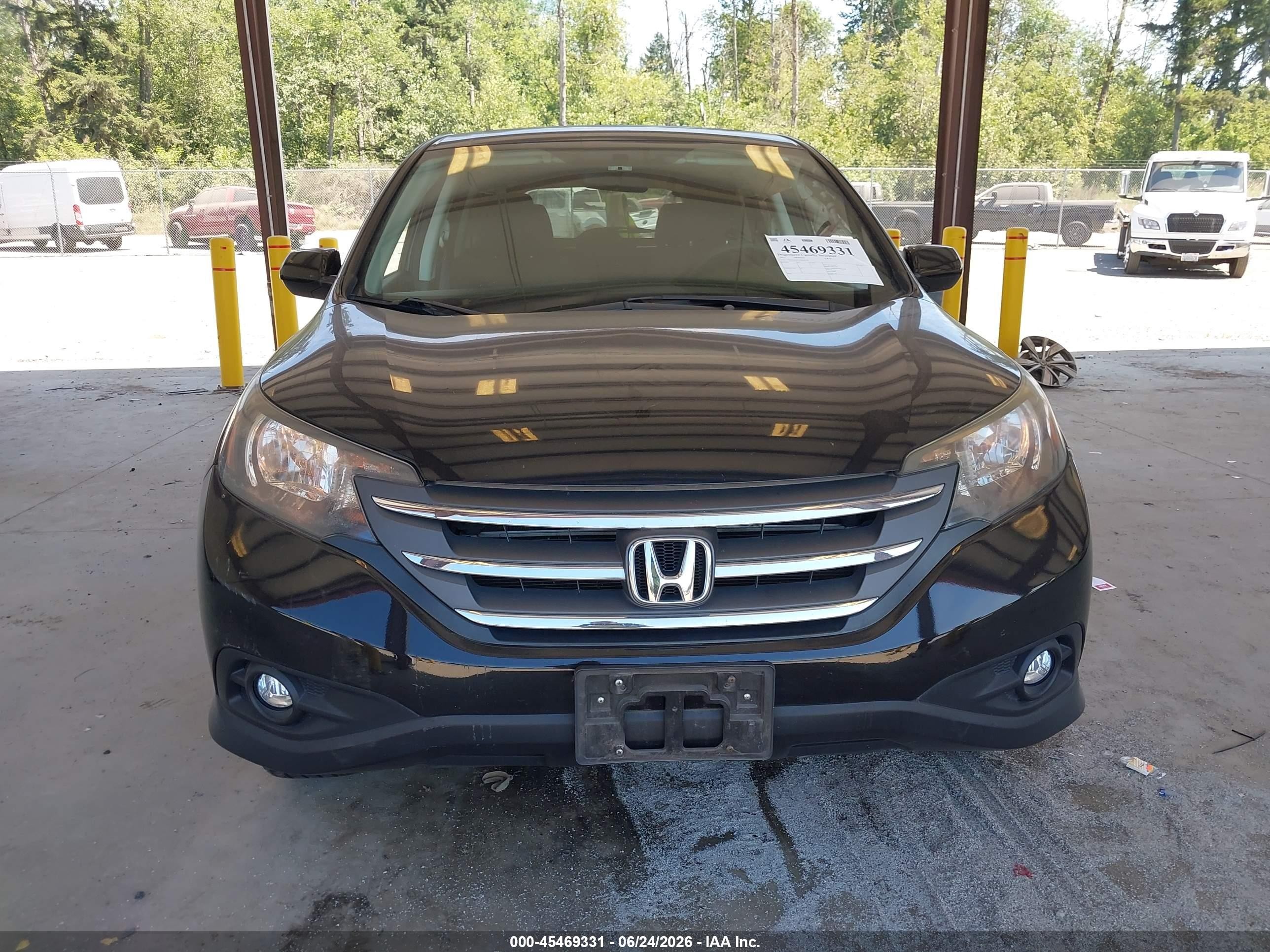2012 Honda Cr-v Ex Black vin: 2HKRM4H53CH634378
