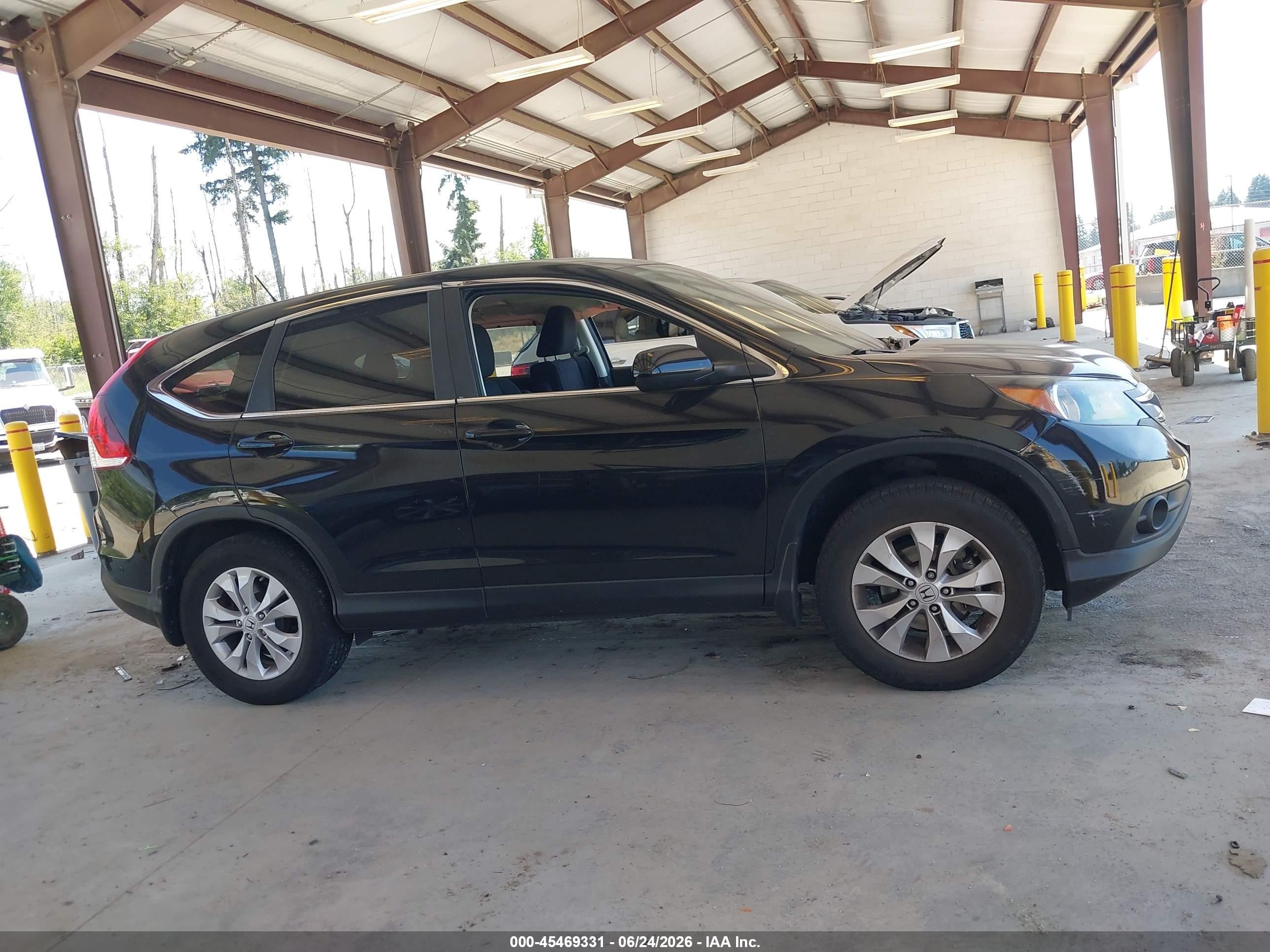 2012 Honda Cr-v Ex Black vin: 2HKRM4H53CH634378