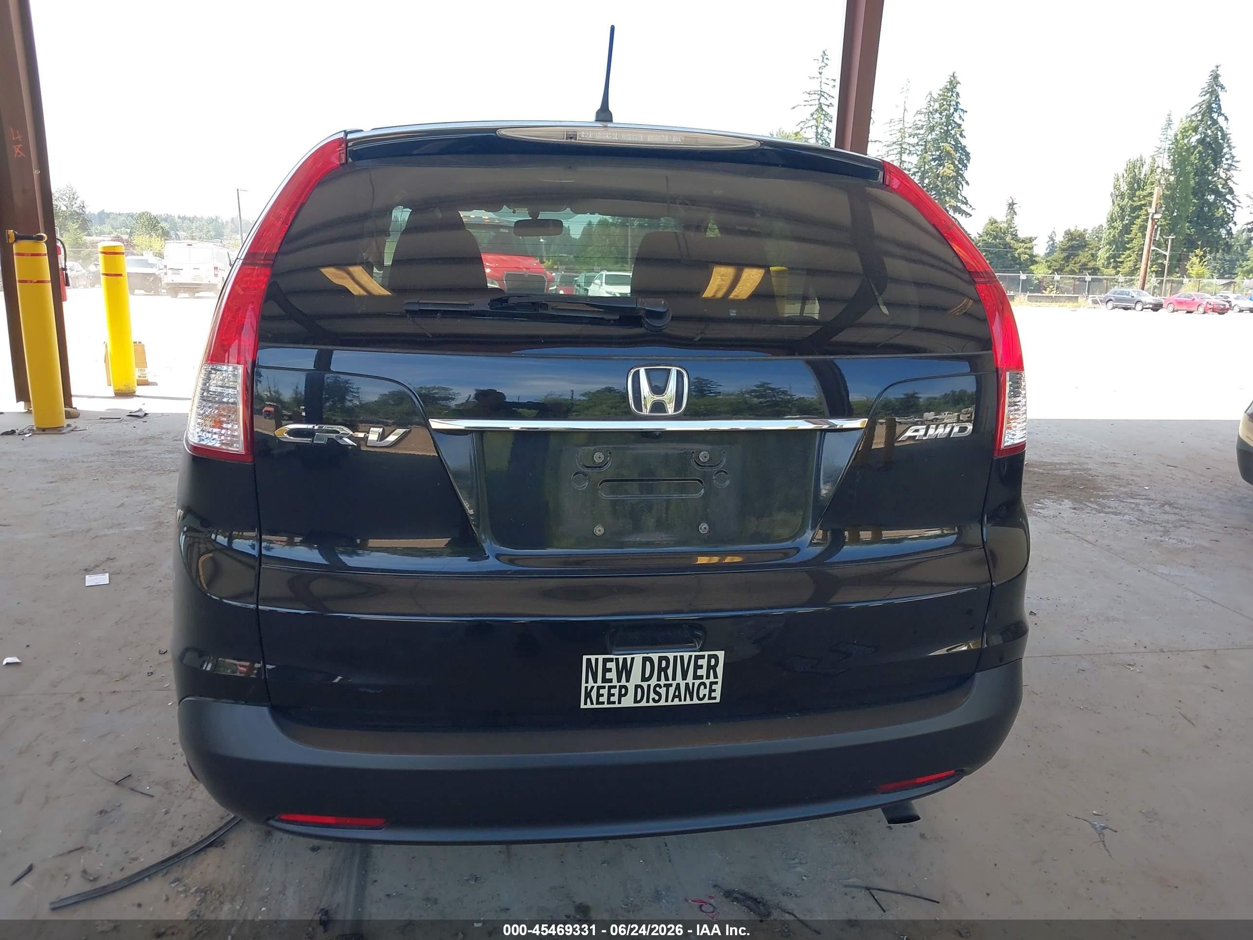 2012 Honda Cr-v Ex Black vin: 2HKRM4H53CH634378