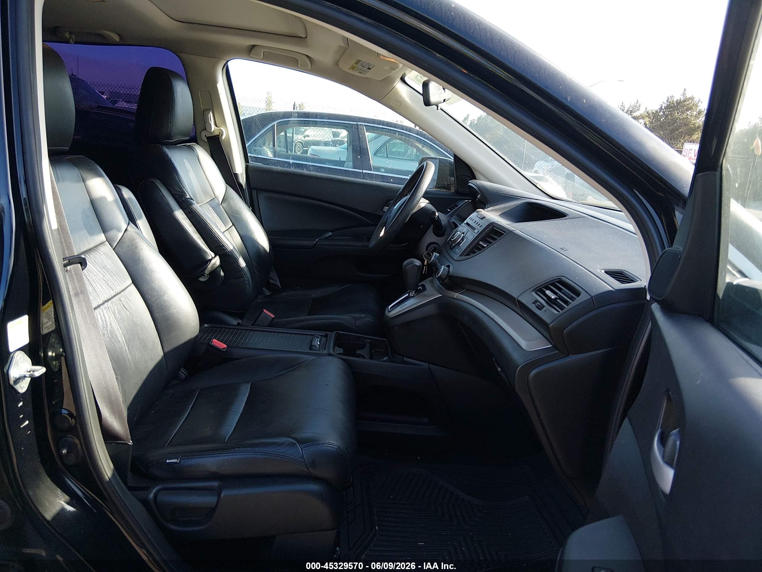 2013 Honda Cr-v Ex Black vin: 2HKRM4H53DH612155
