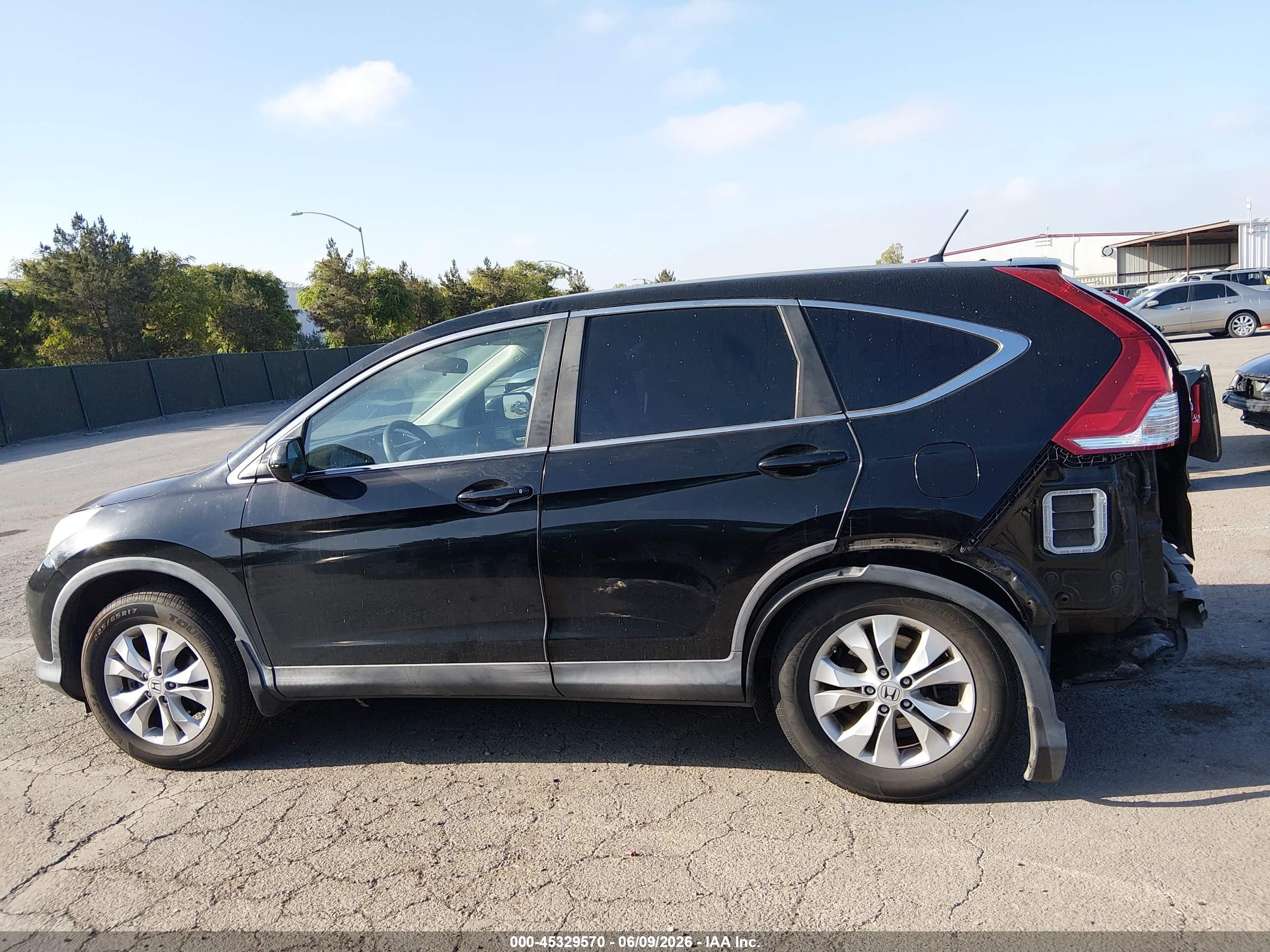 2013 Honda Cr-v Ex Black vin: 2HKRM4H53DH612155