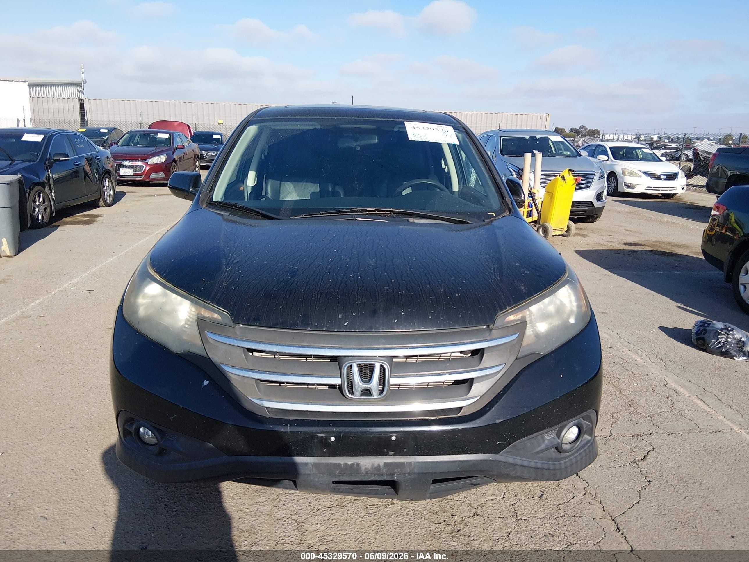 2013 Honda Cr-v Ex Black vin: 2HKRM4H53DH612155