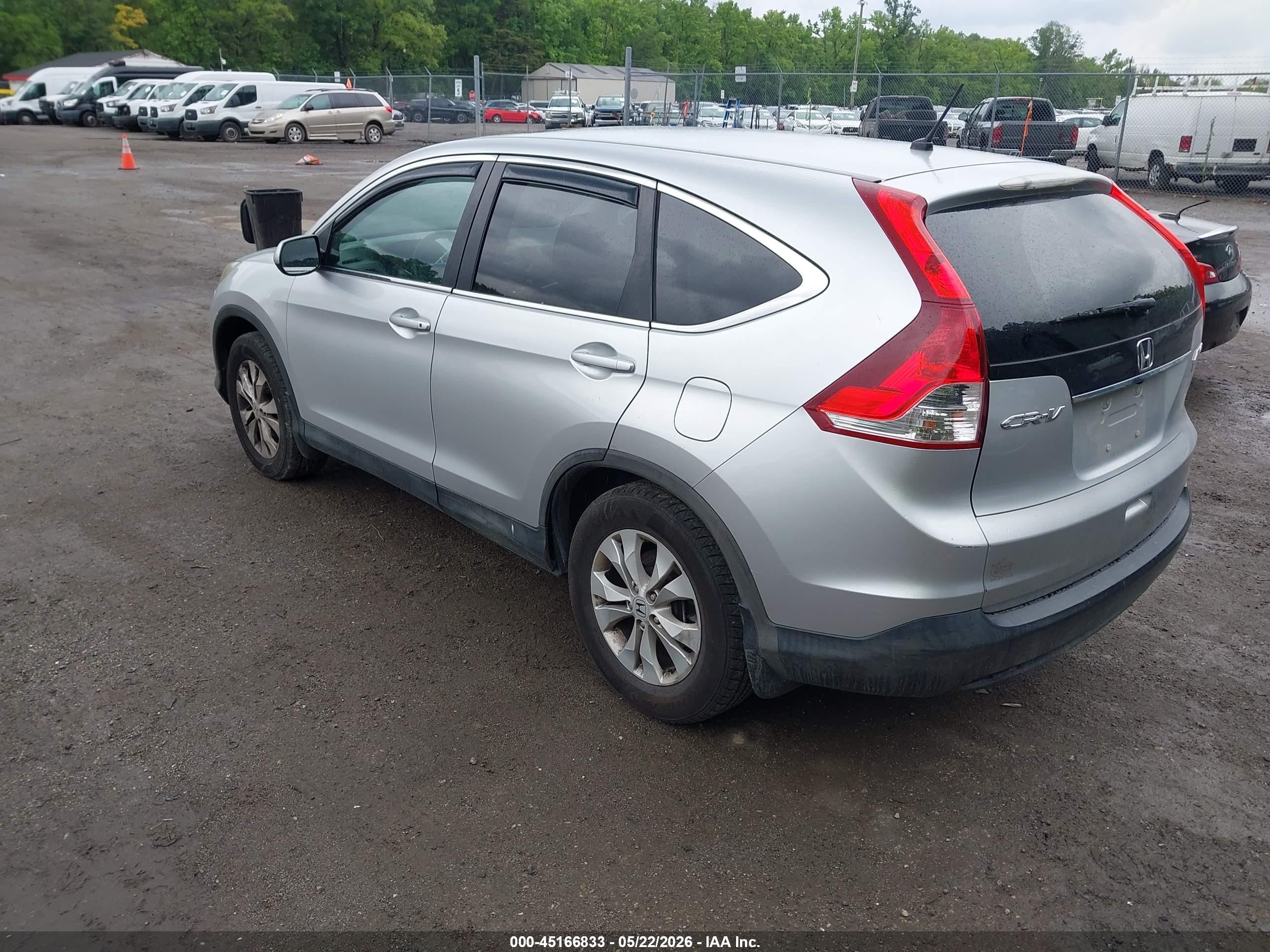 2013 Honda Cr-v Ex Серебряный vin: 2HKRM4H53DH617601