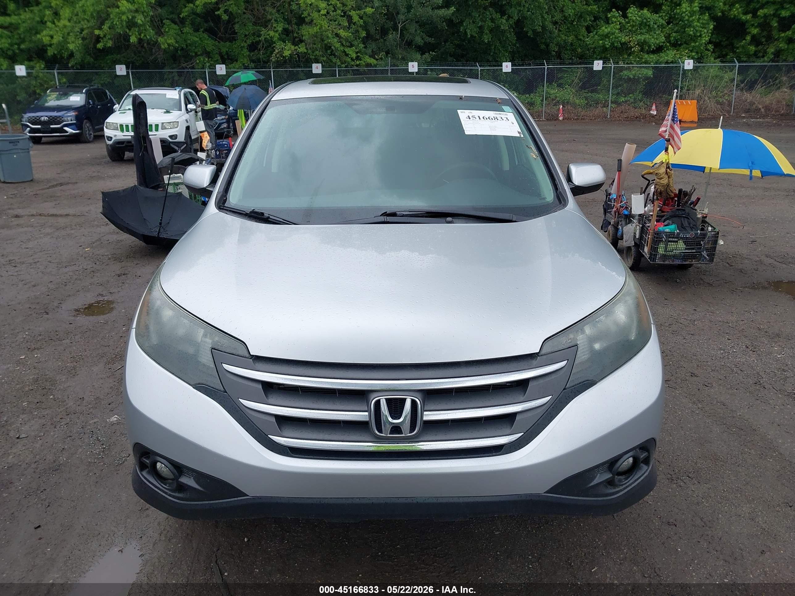 2013 Honda Cr-v Ex Серебряный vin: 2HKRM4H53DH617601