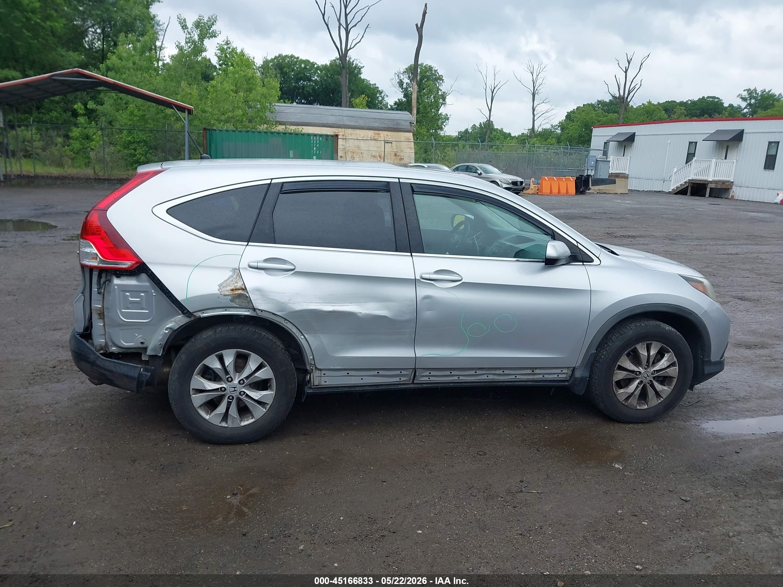 2013 Honda Cr-v Ex Серебряный vin: 2HKRM4H53DH617601