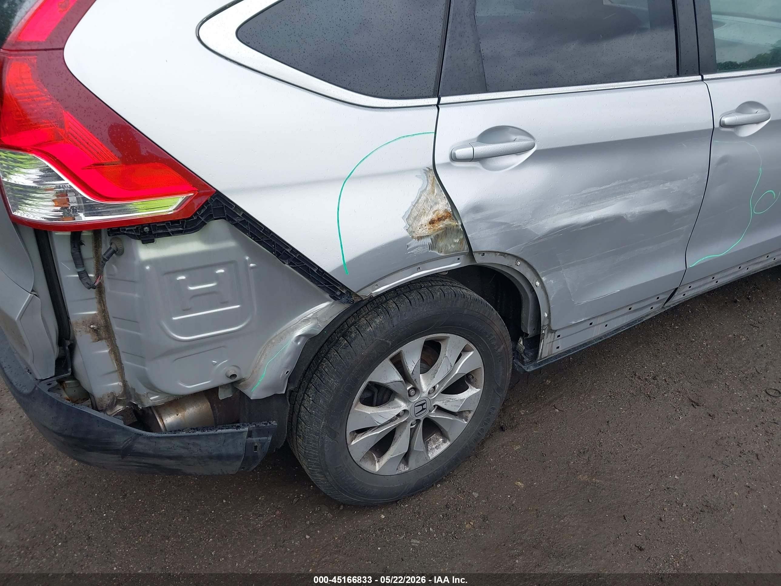 2013 Honda Cr-v Ex Серебряный vin: 2HKRM4H53DH617601