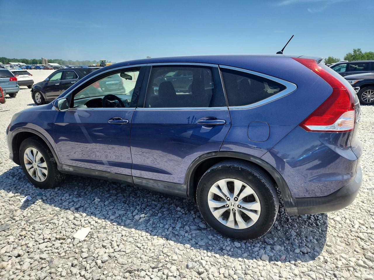 2013 Honda Cr-v Ex Blue vin: 2HKRM4H53DH624998