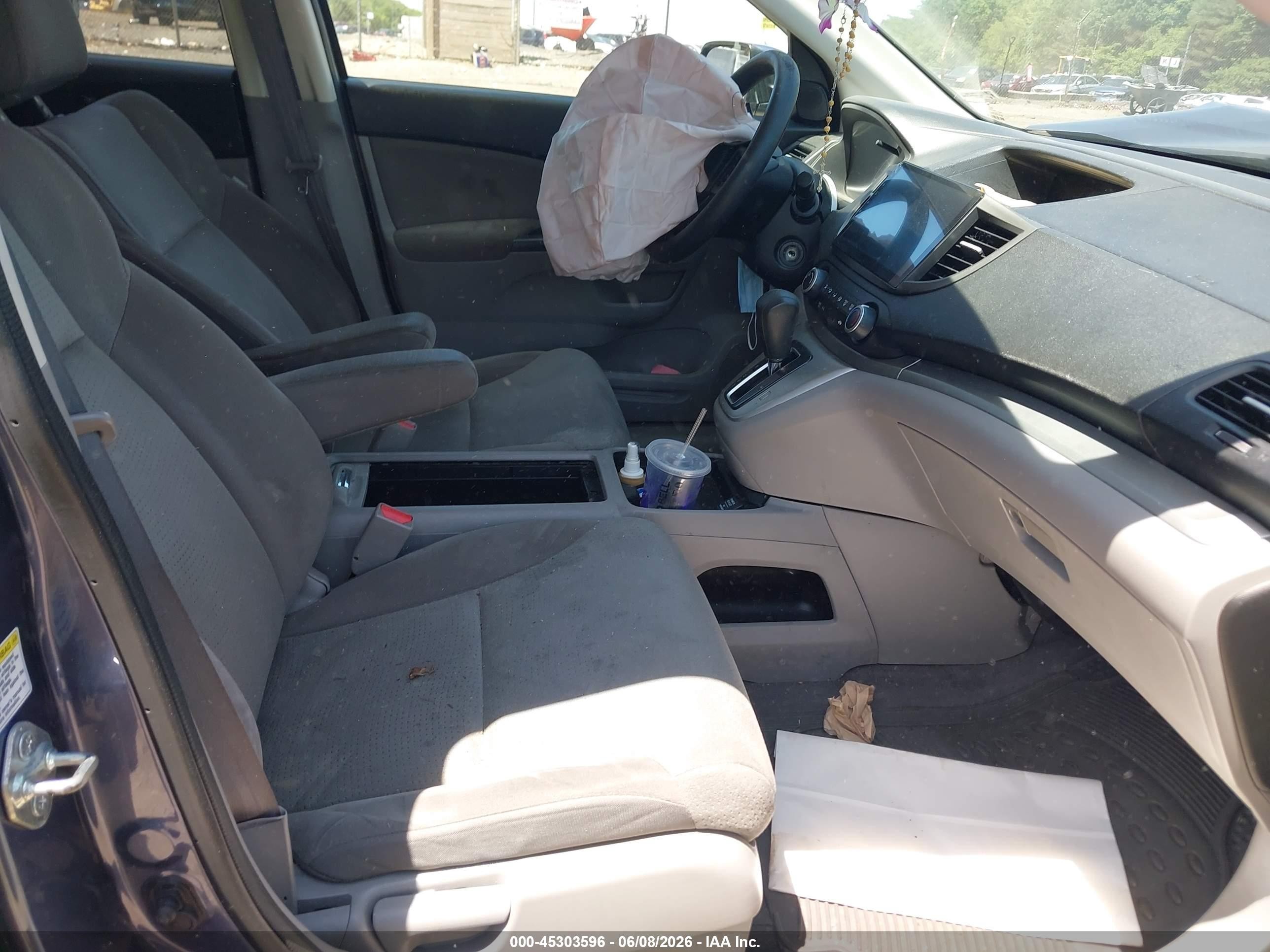 2013 Honda Cr-v Ex Blue vin: 2HKRM4H53DH642496