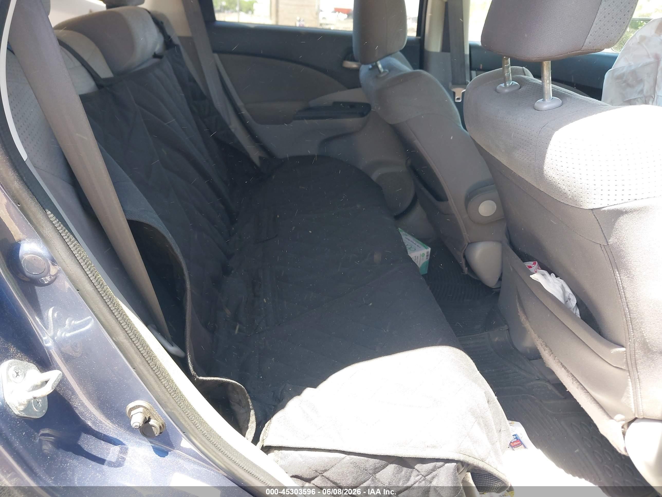 2013 Honda Cr-v Ex Blue vin: 2HKRM4H53DH642496