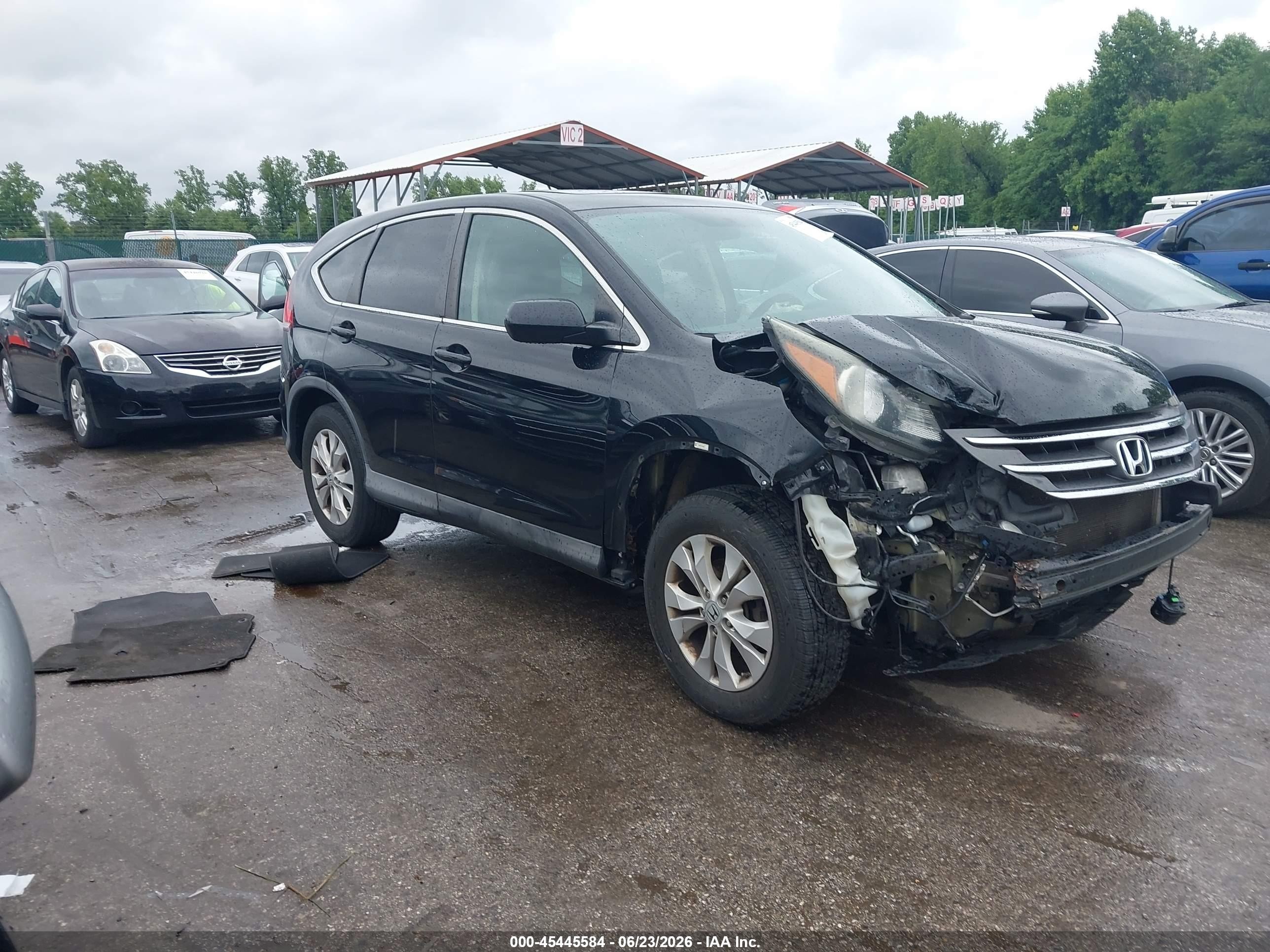 2013 Honda Cr-v Ex Black vin: 2HKRM4H53DH656690