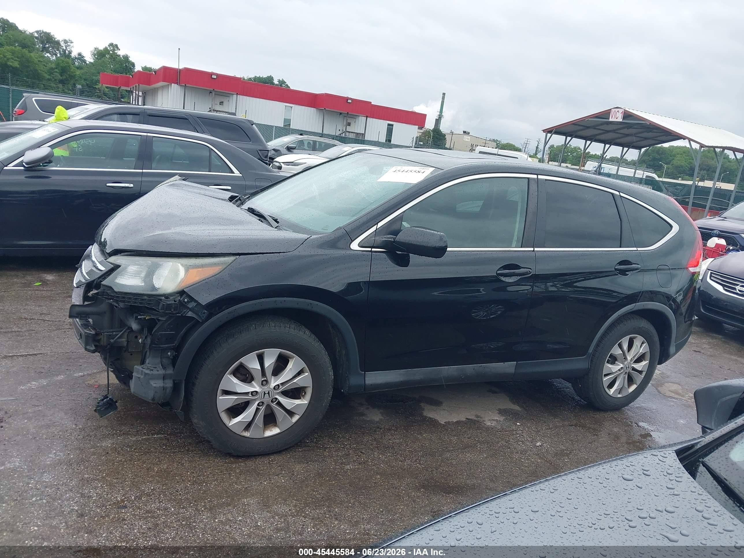 2013 Honda Cr-v Ex Black vin: 2HKRM4H53DH656690