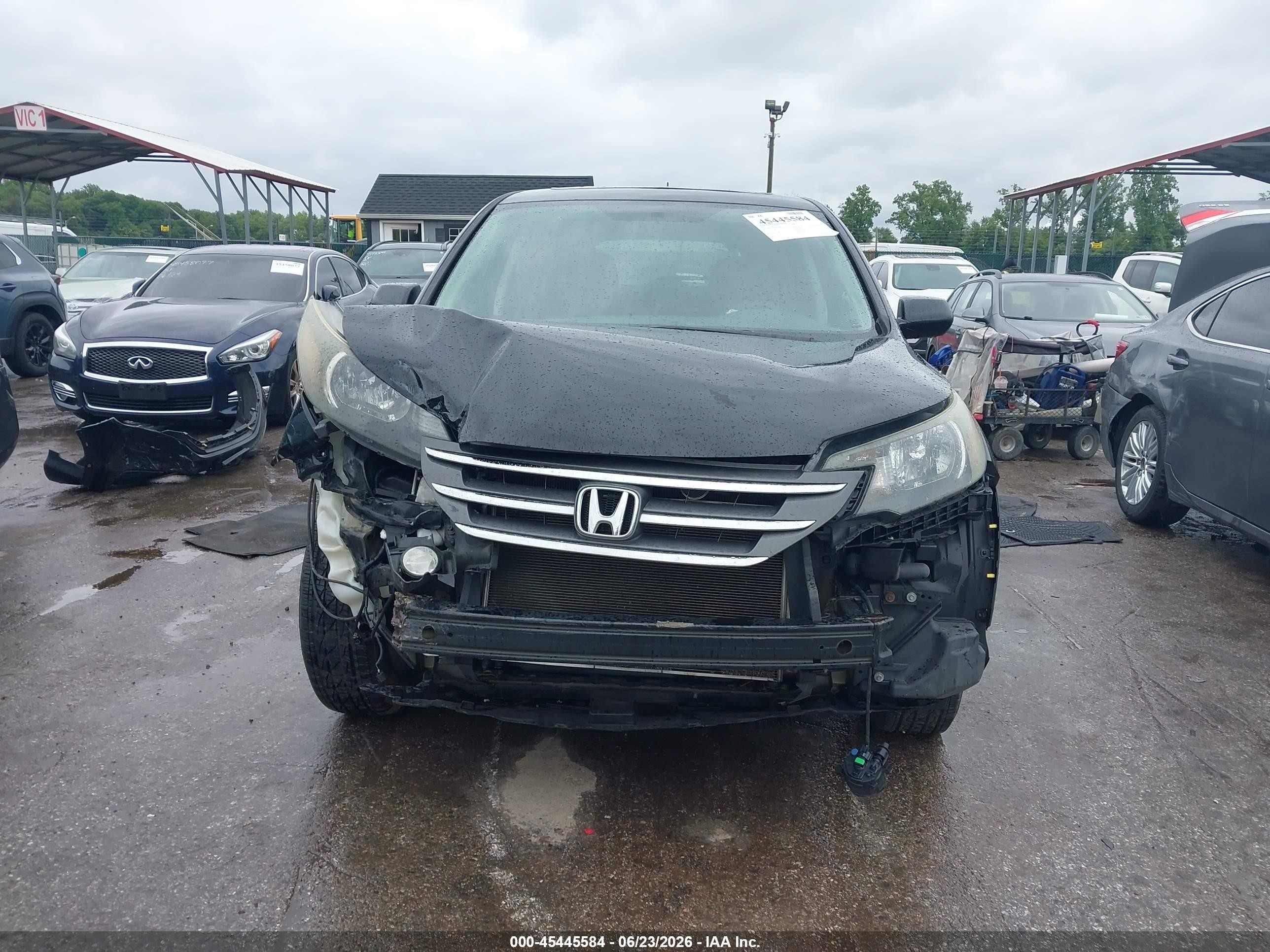 2013 Honda Cr-v Ex Black vin: 2HKRM4H53DH656690