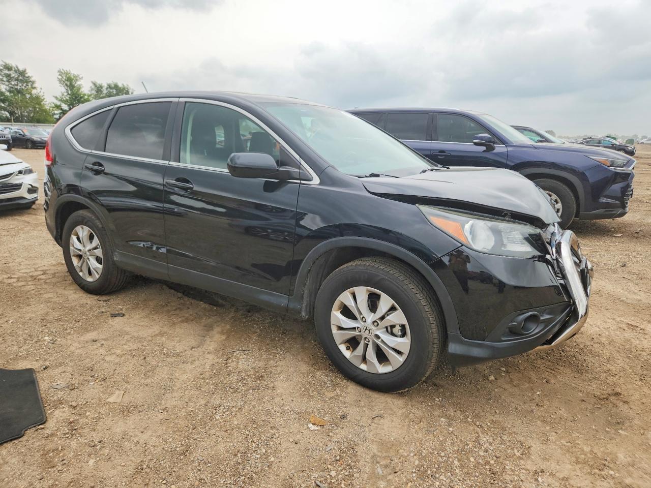 2013 Honda Cr-v Ex Black vin: 2HKRM4H53DH679631
