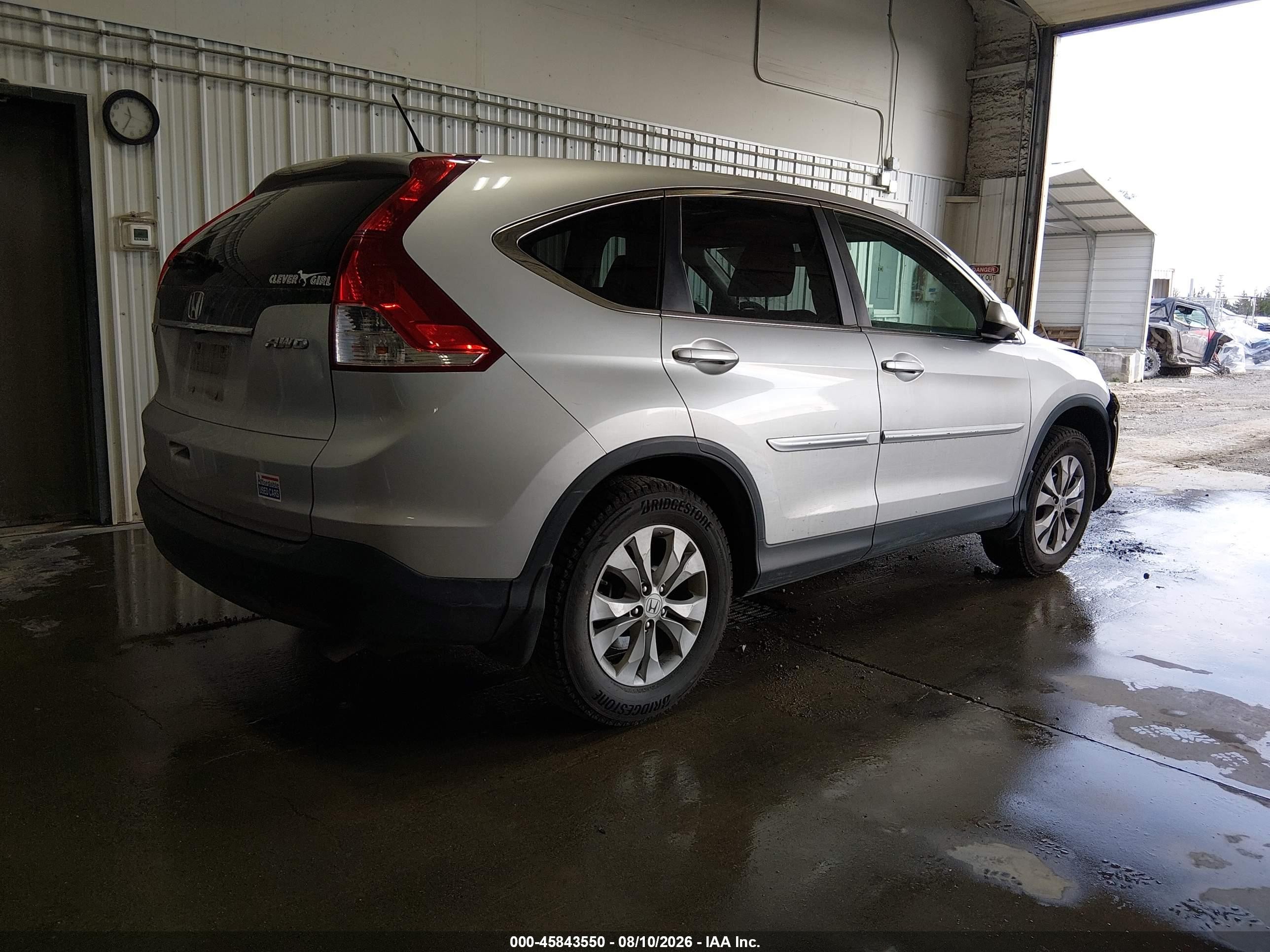 2013 Honda Cr-v Ex Silver vin: 2HKRM4H53DH686479