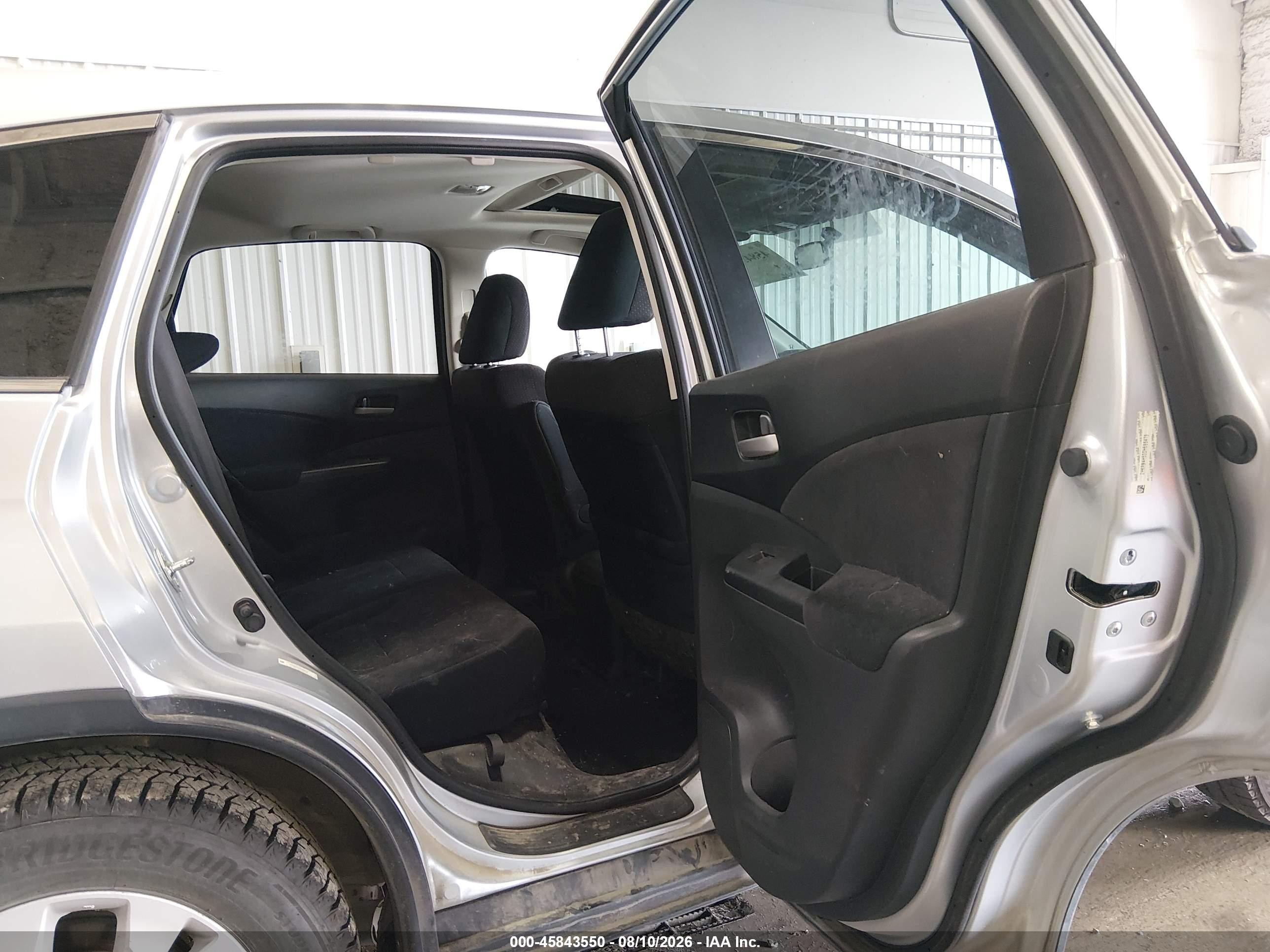 2013 Honda Cr-v Ex Silver vin: 2HKRM4H53DH686479