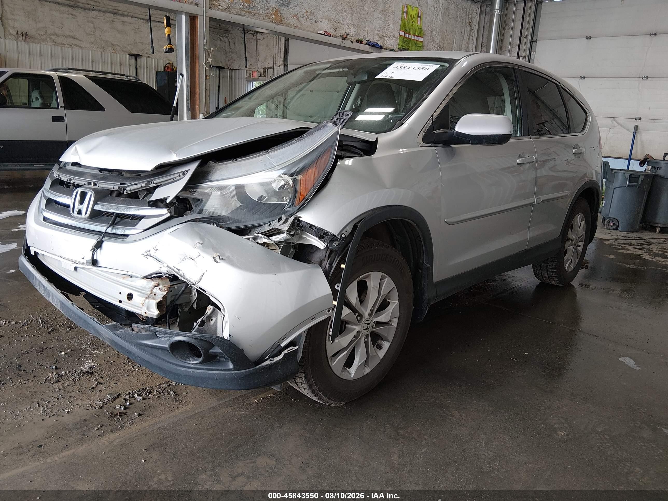 2013 Honda Cr-v Ex Silver vin: 2HKRM4H53DH686479