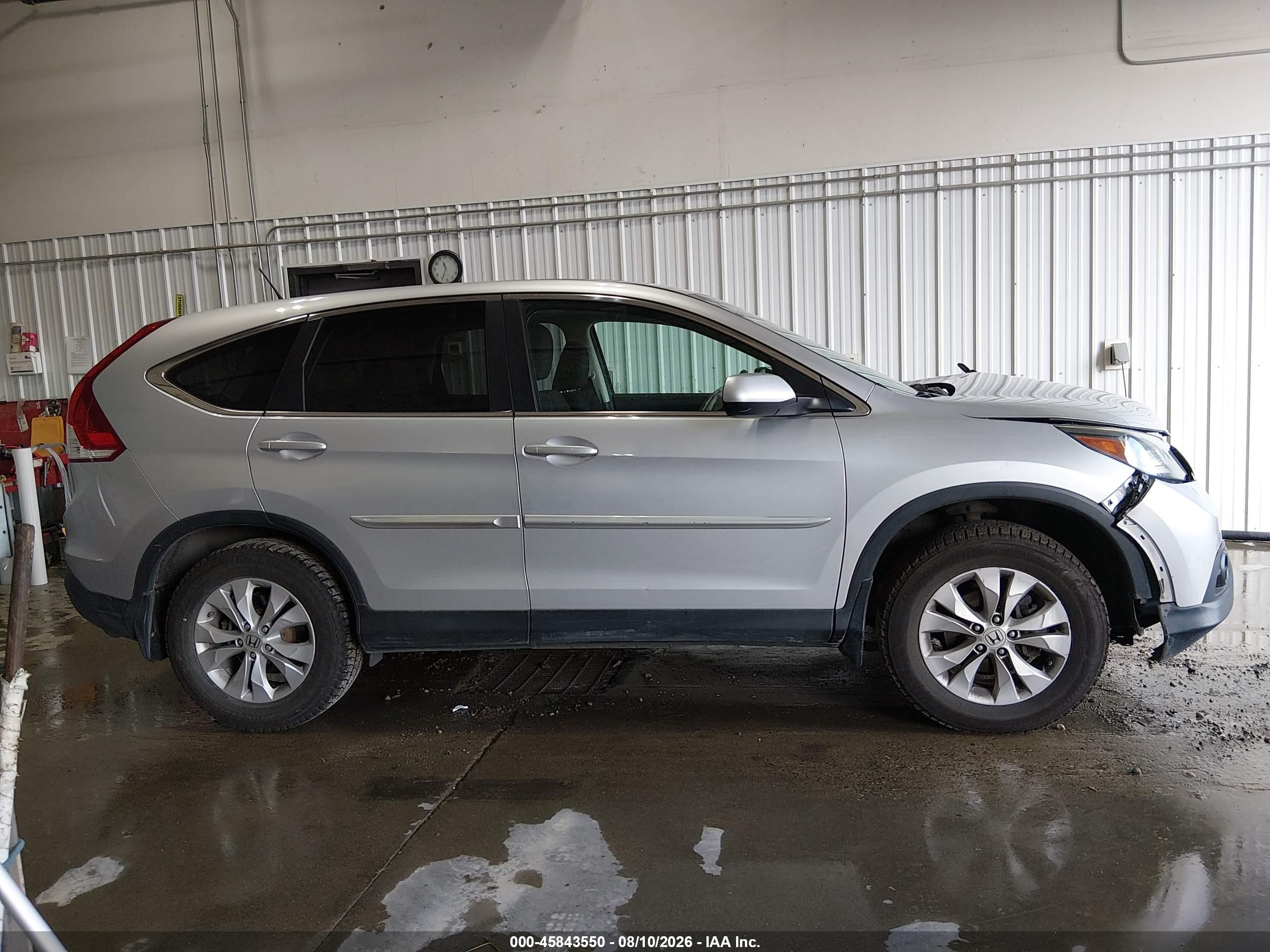2013 Honda Cr-v Ex Silver vin: 2HKRM4H53DH686479