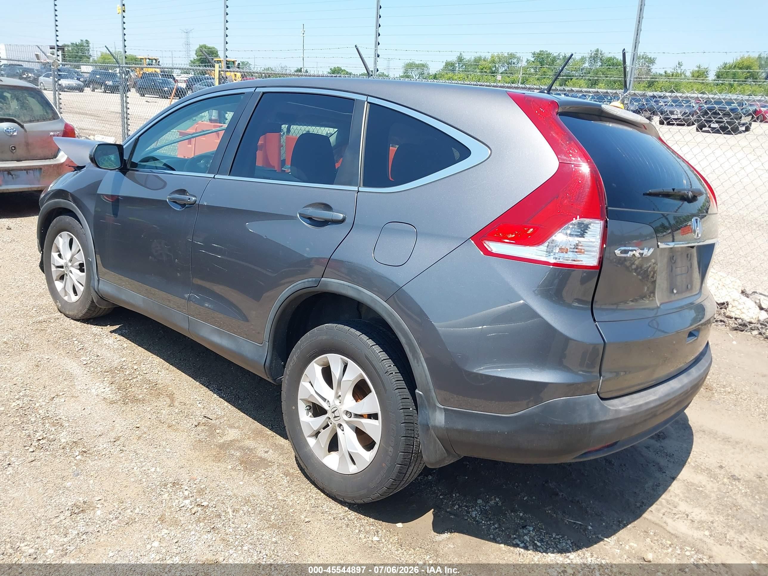 2013 Honda Cr-v Ex Gray vin: 2HKRM4H53DH688331