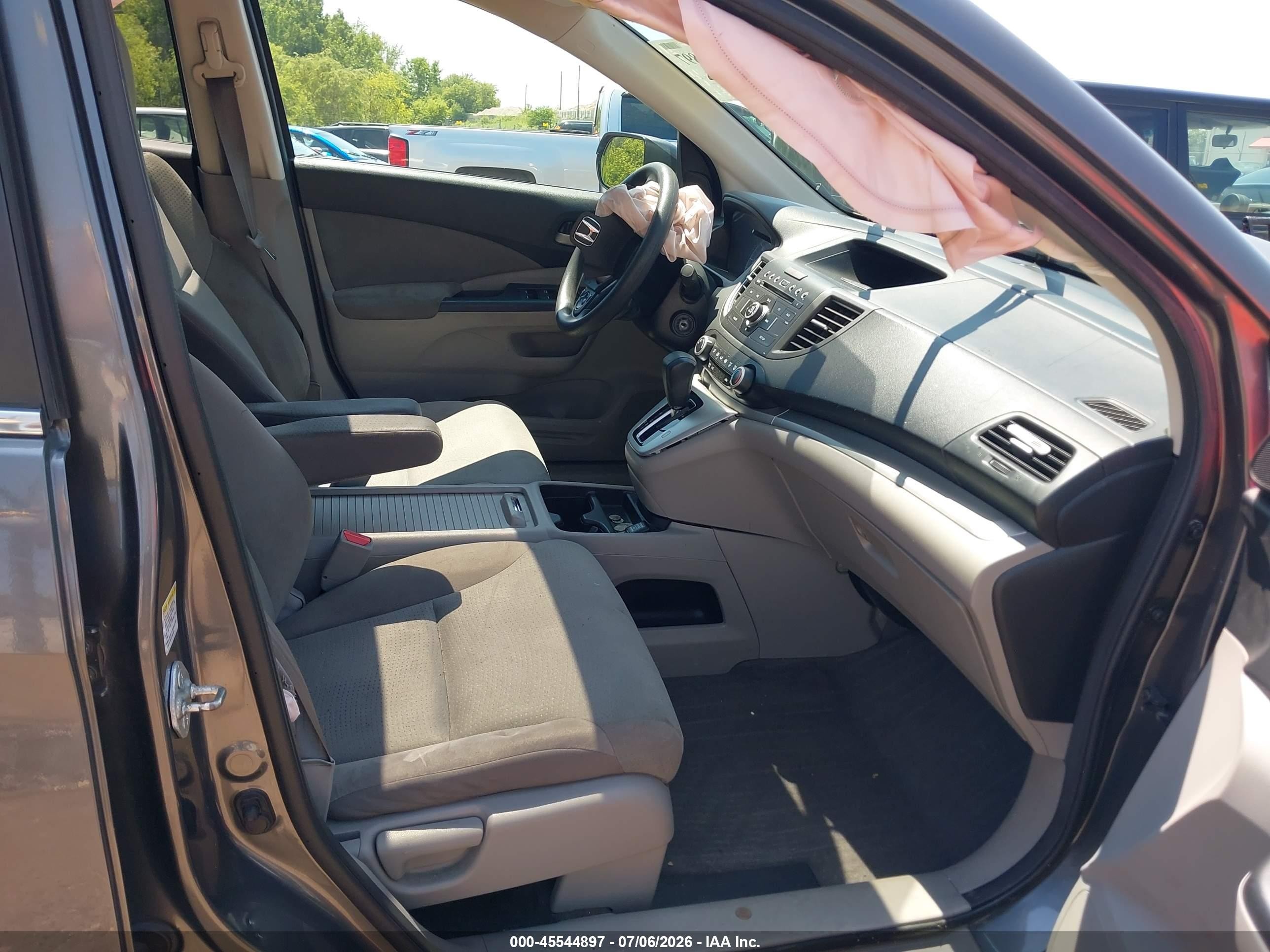 2013 Honda Cr-v Ex Gray vin: 2HKRM4H53DH688331