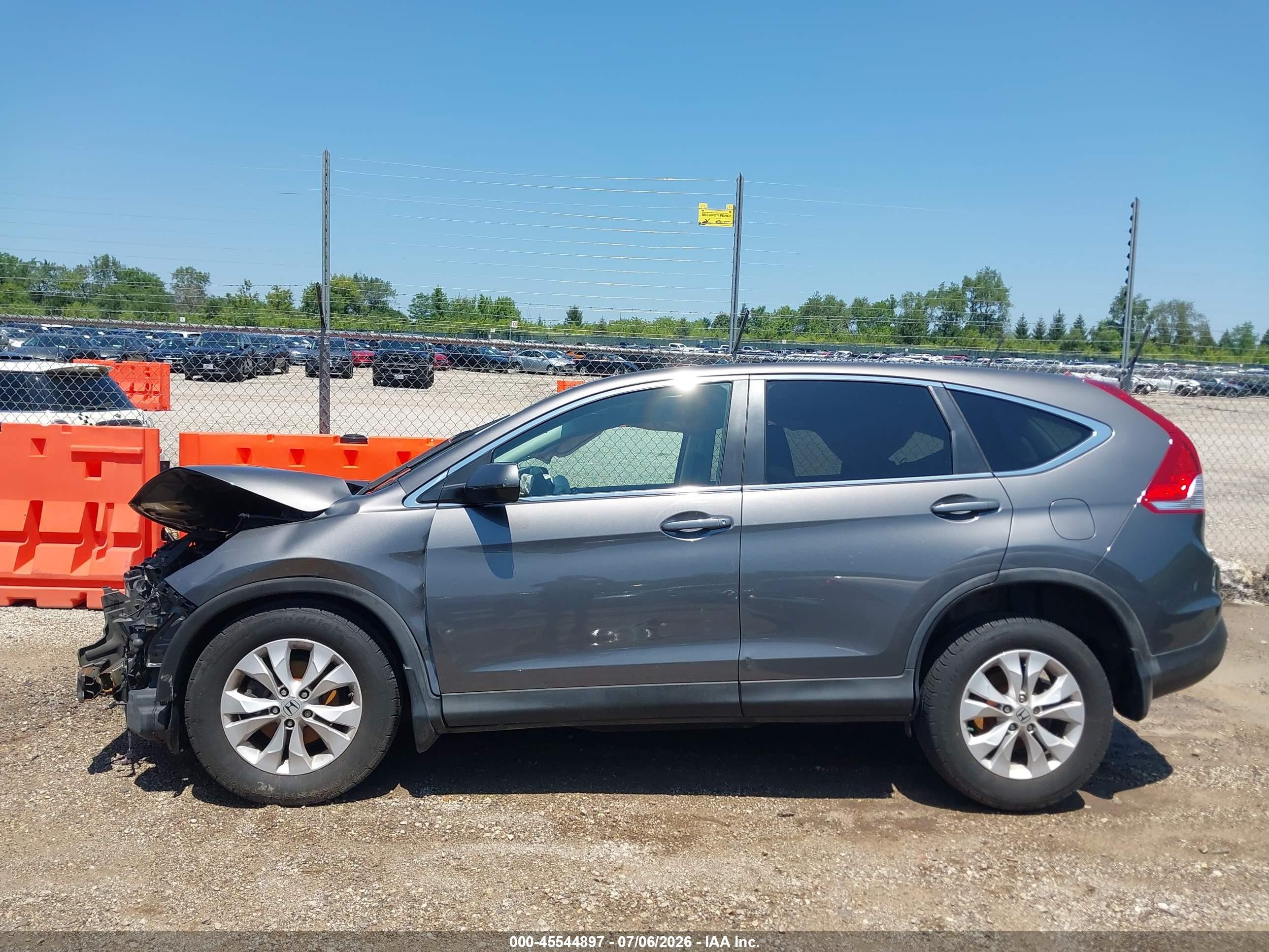 2013 Honda Cr-v Ex Gray vin: 2HKRM4H53DH688331