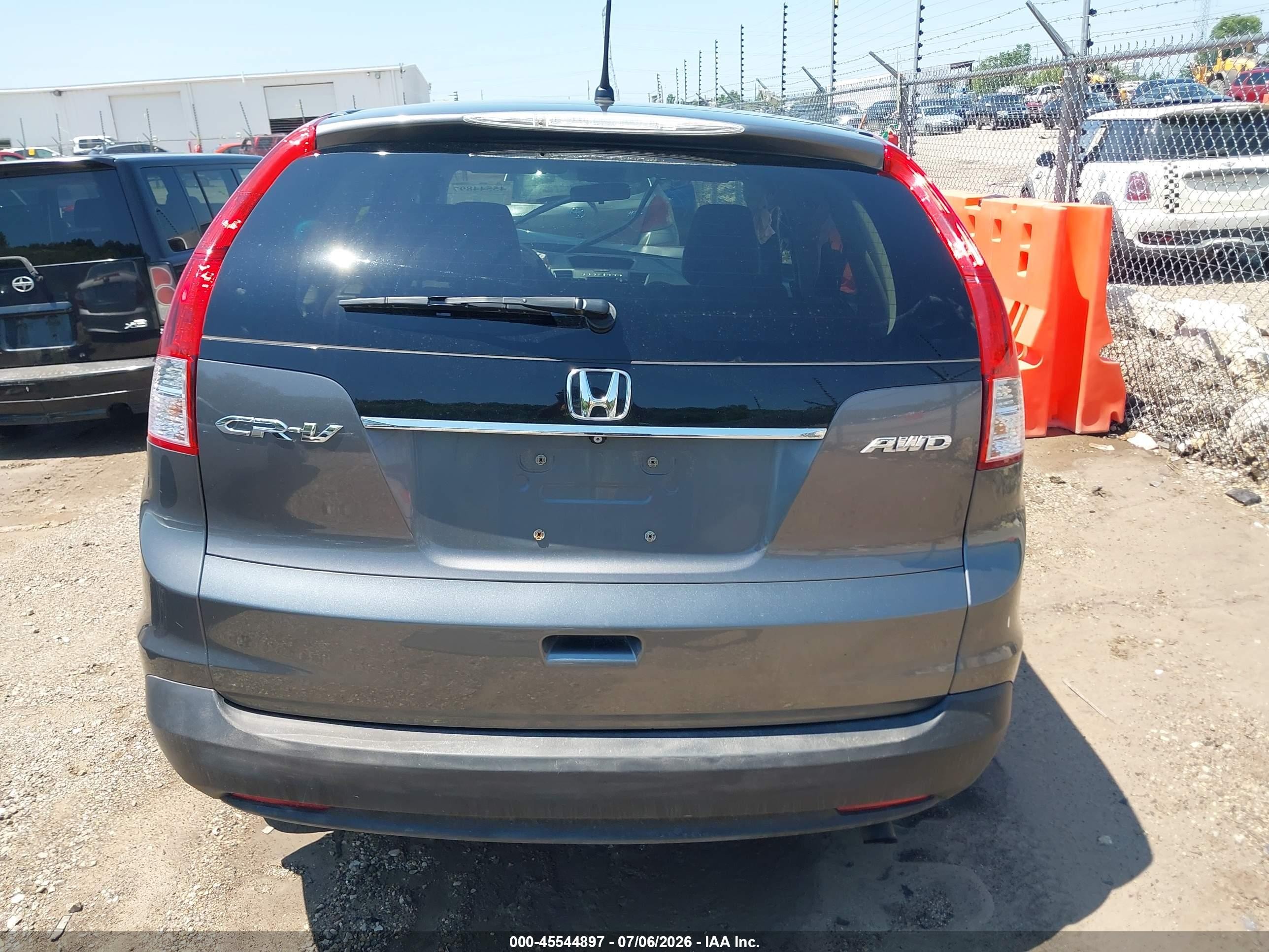 2013 Honda Cr-v Ex Gray vin: 2HKRM4H53DH688331