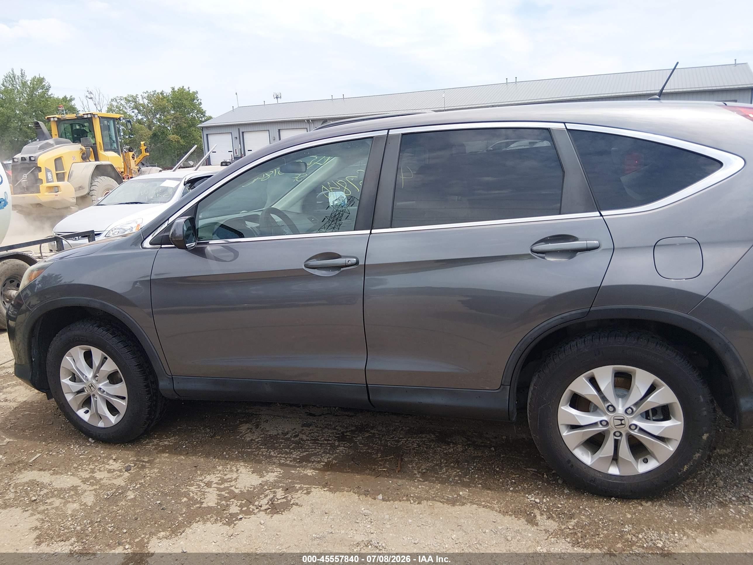 2014 Honda Cr-v Ex Gray vin: 2HKRM4H53EH627062