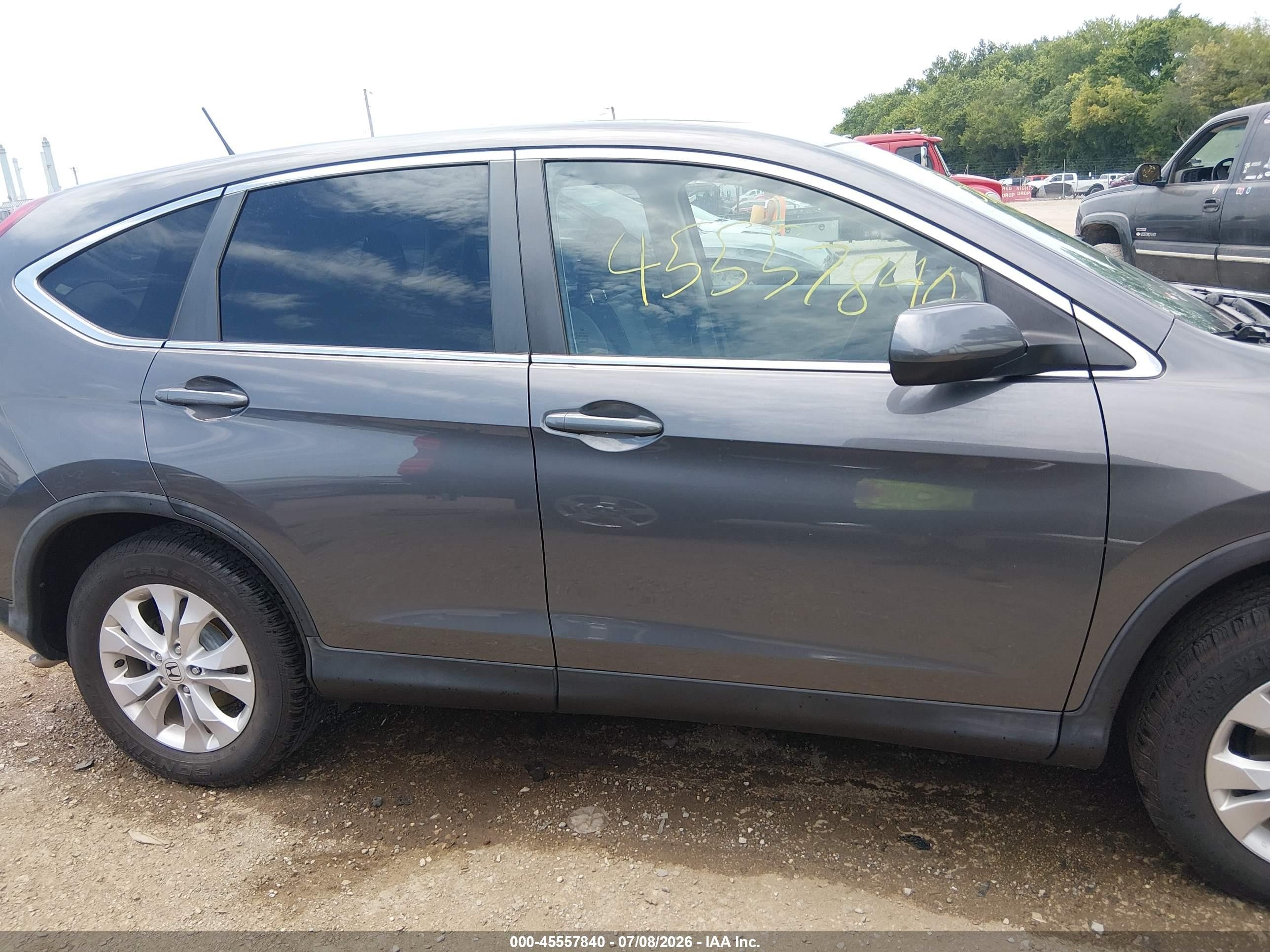 2014 Honda Cr-v Ex Gray vin: 2HKRM4H53EH627062
