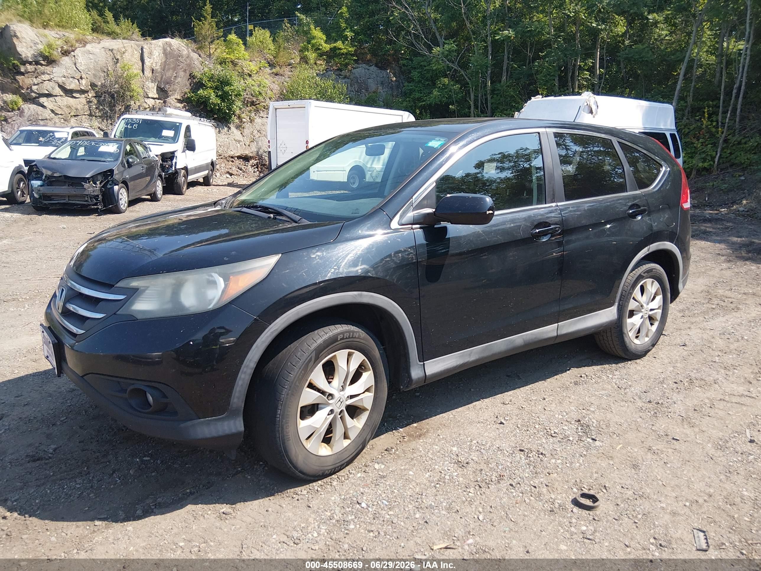 2014 Honda Cr-v Ex Black vin: 2HKRM4H53EH628325