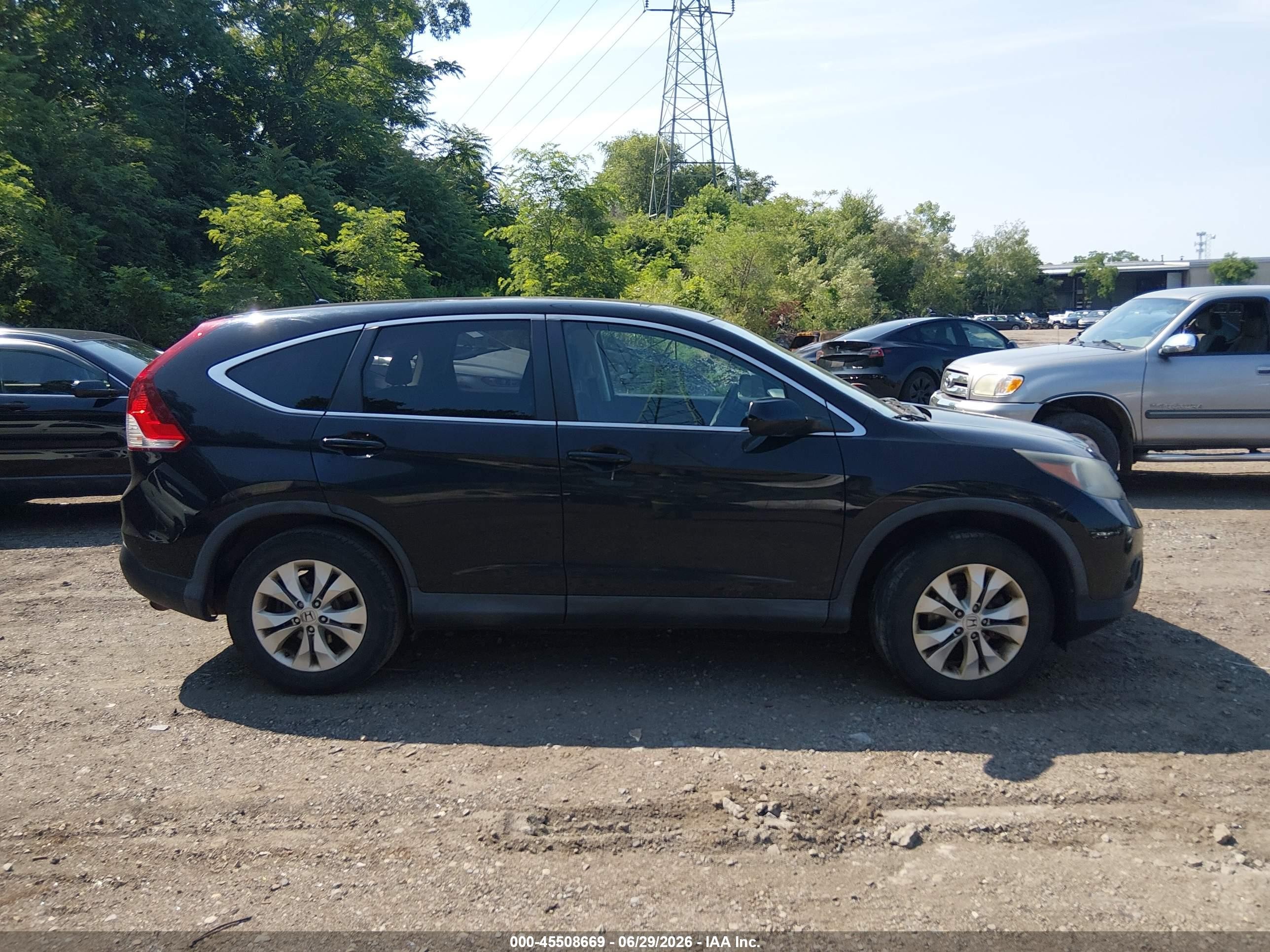 2014 Honda Cr-v Ex Black vin: 2HKRM4H53EH628325