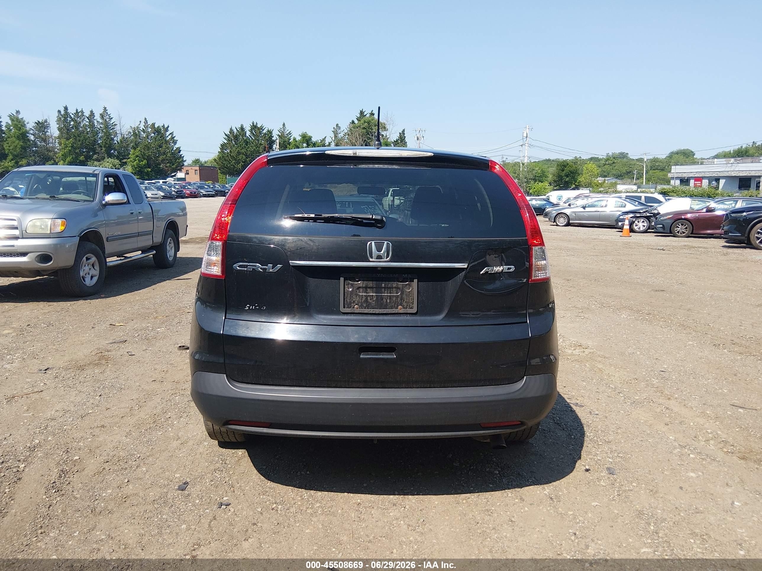 2014 Honda Cr-v Ex Black vin: 2HKRM4H53EH628325