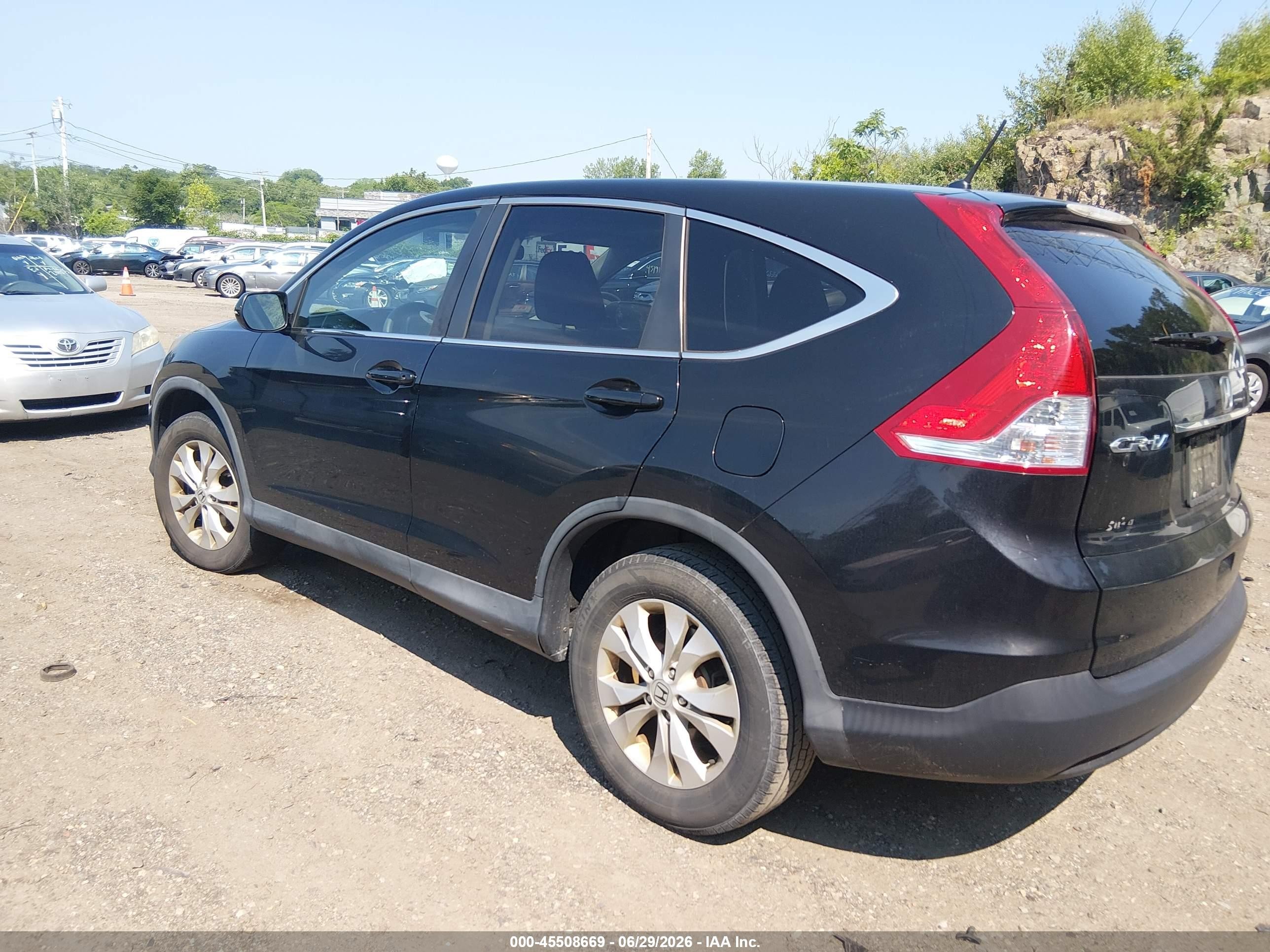 2014 Honda Cr-v Ex Black vin: 2HKRM4H53EH628325