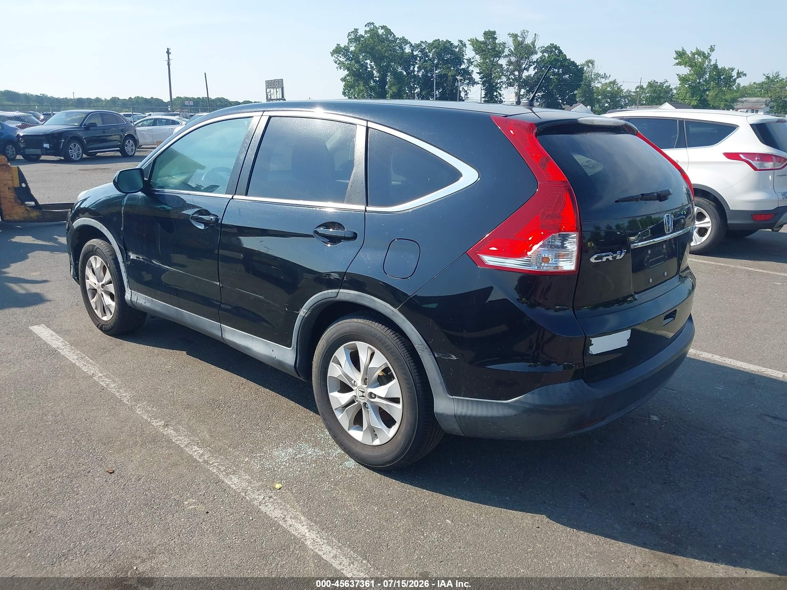 2014 Honda Cr-v Ex Black vin: 2HKRM4H53EH628423