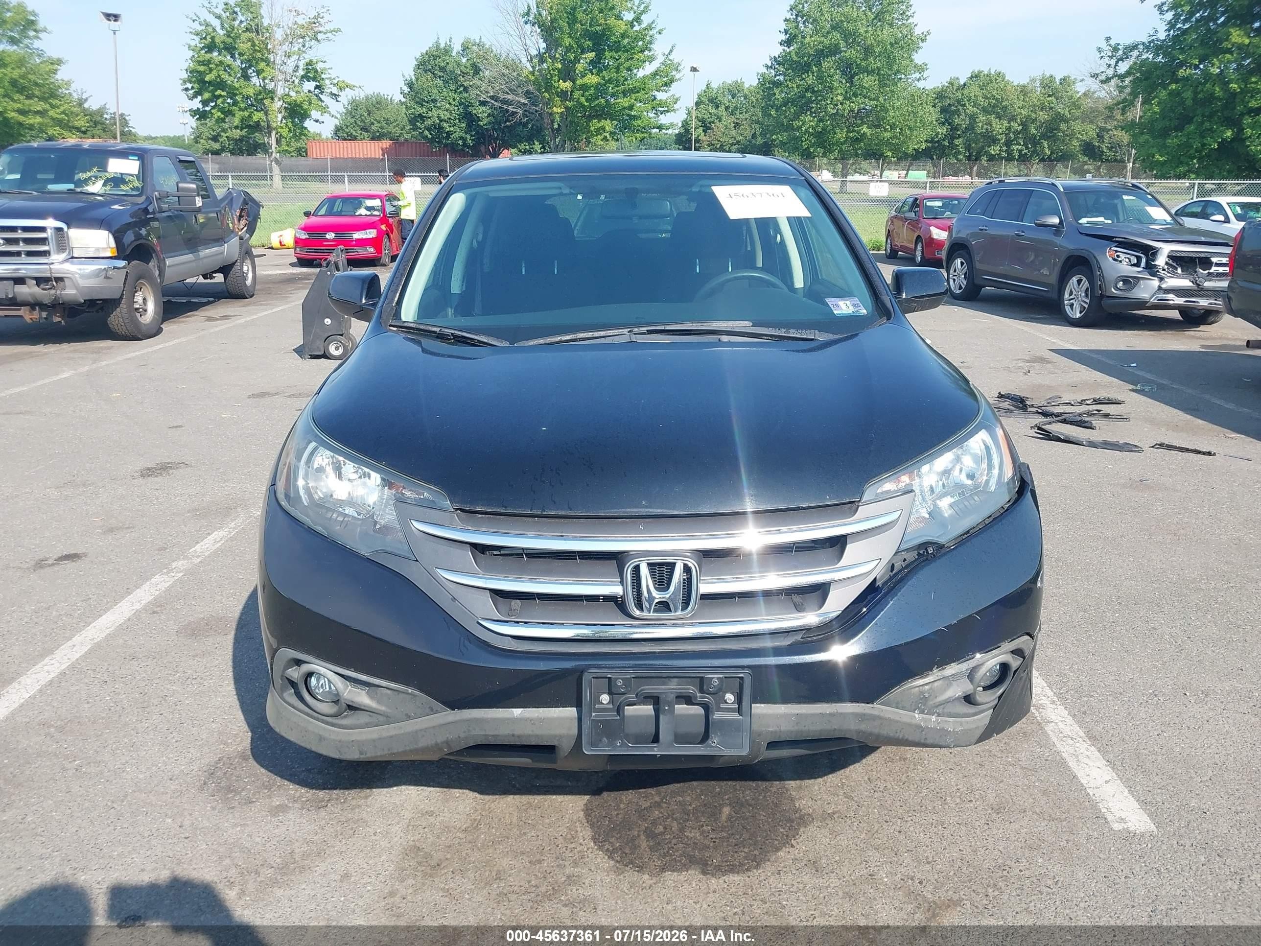 2014 Honda Cr-v Ex Black vin: 2HKRM4H53EH628423