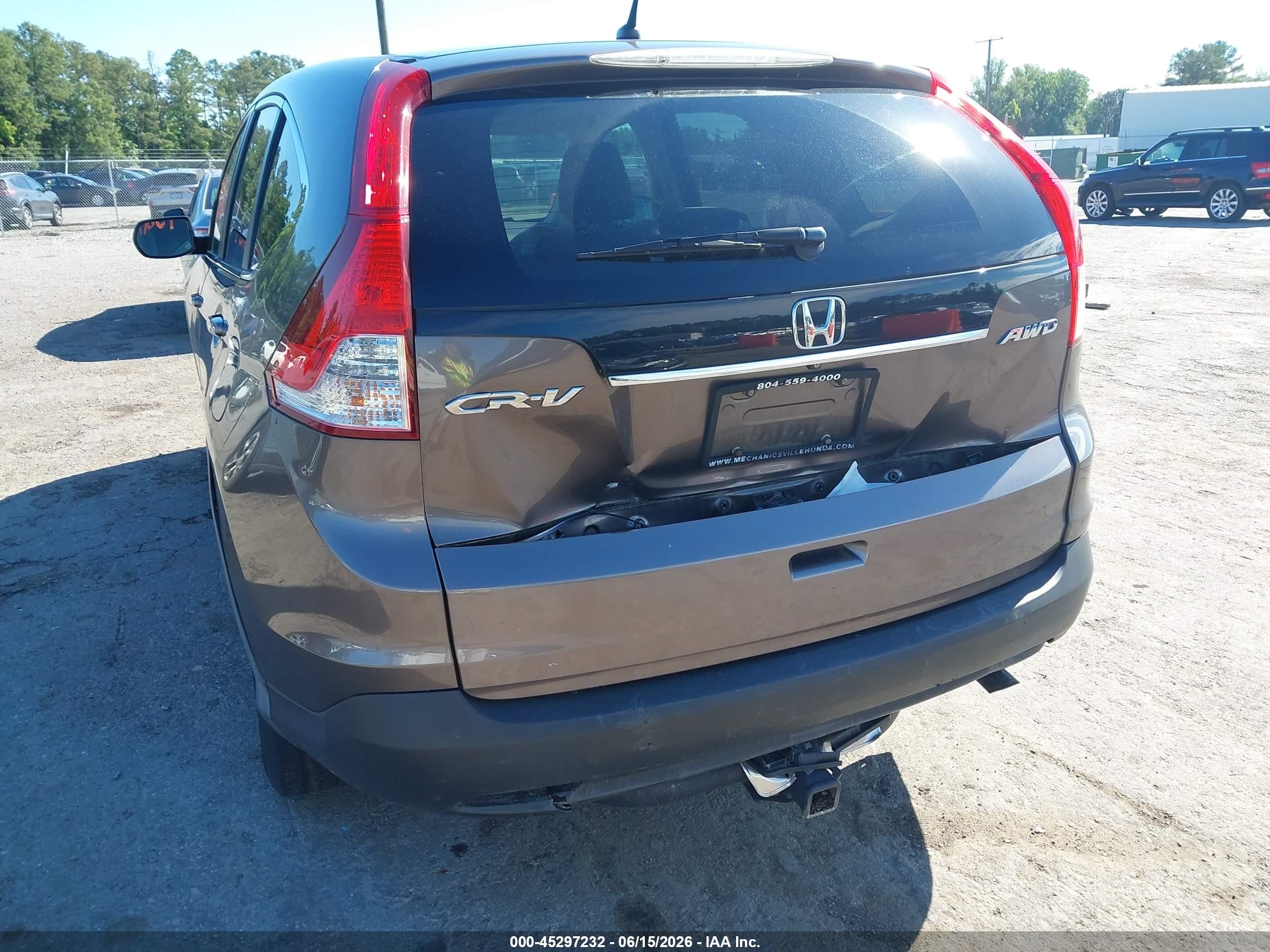 2014 Honda Cr-v Ex Brown vin: 2HKRM4H53EH665536