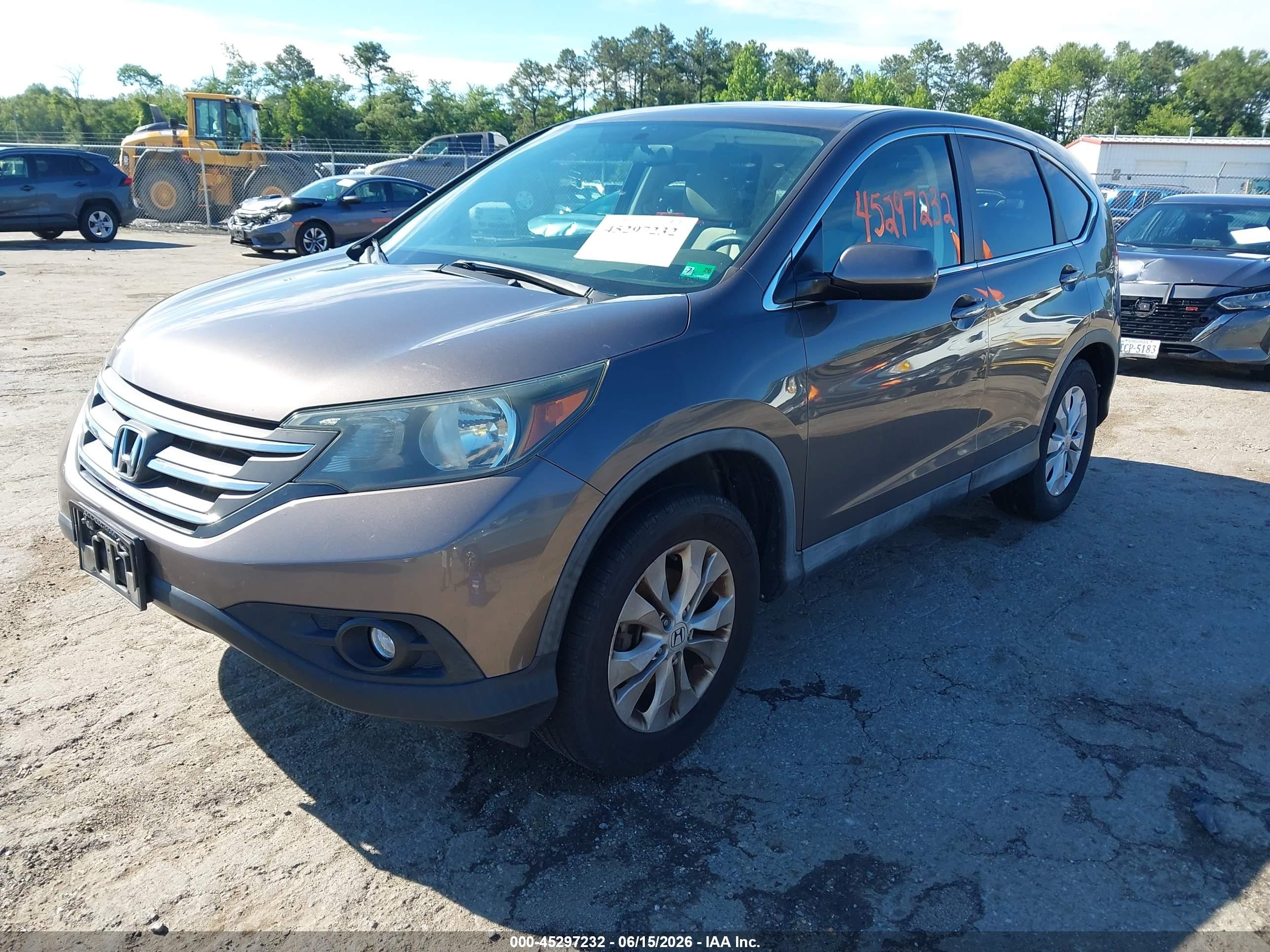 2014 Honda Cr-v Ex Brown vin: 2HKRM4H53EH665536