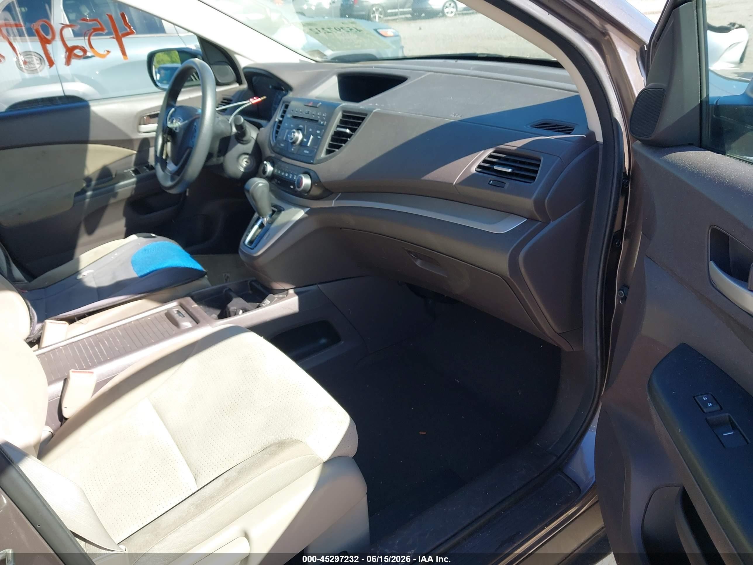 2014 Honda Cr-v Ex Brown vin: 2HKRM4H53EH665536