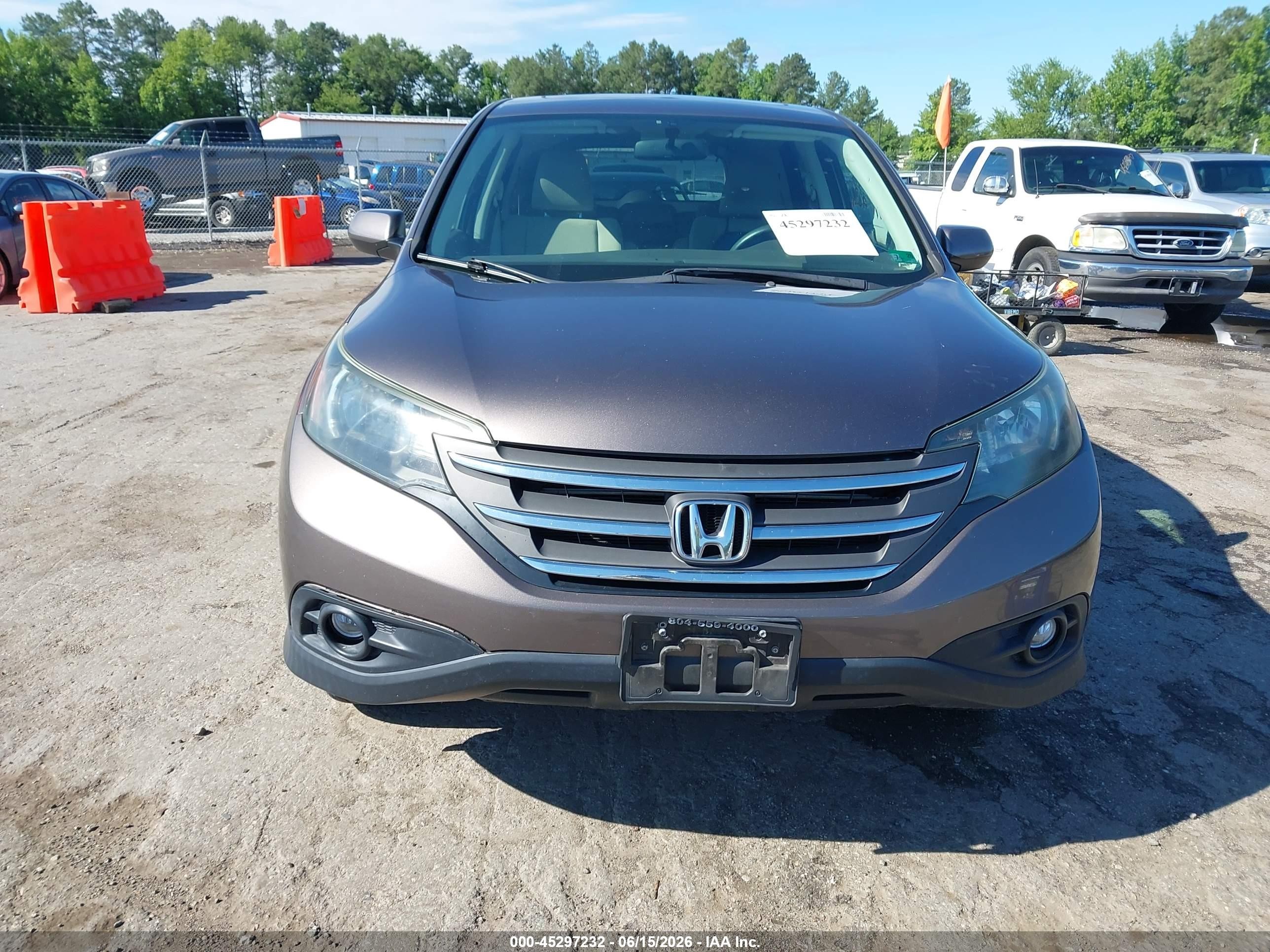 2014 Honda Cr-v Ex Brown vin: 2HKRM4H53EH665536