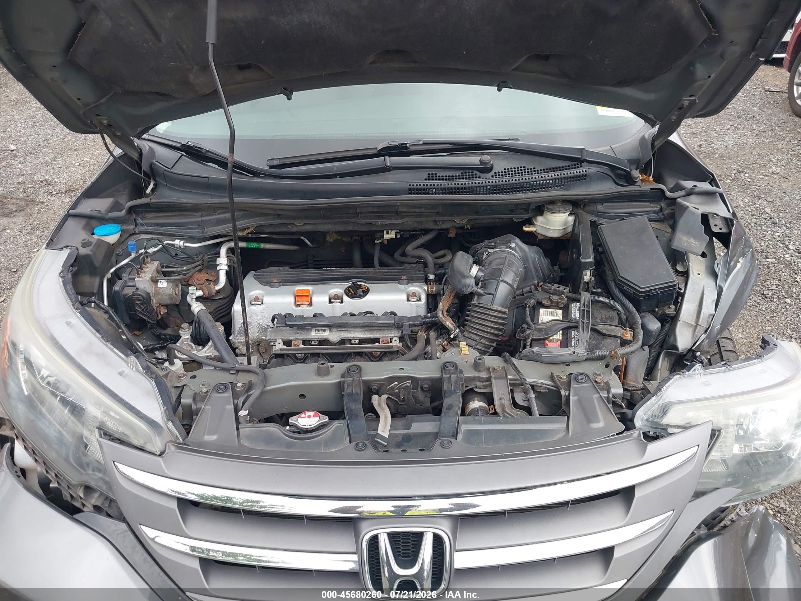 2014 Honda Cr-v Ex Gray vin: 2HKRM4H53EH675077