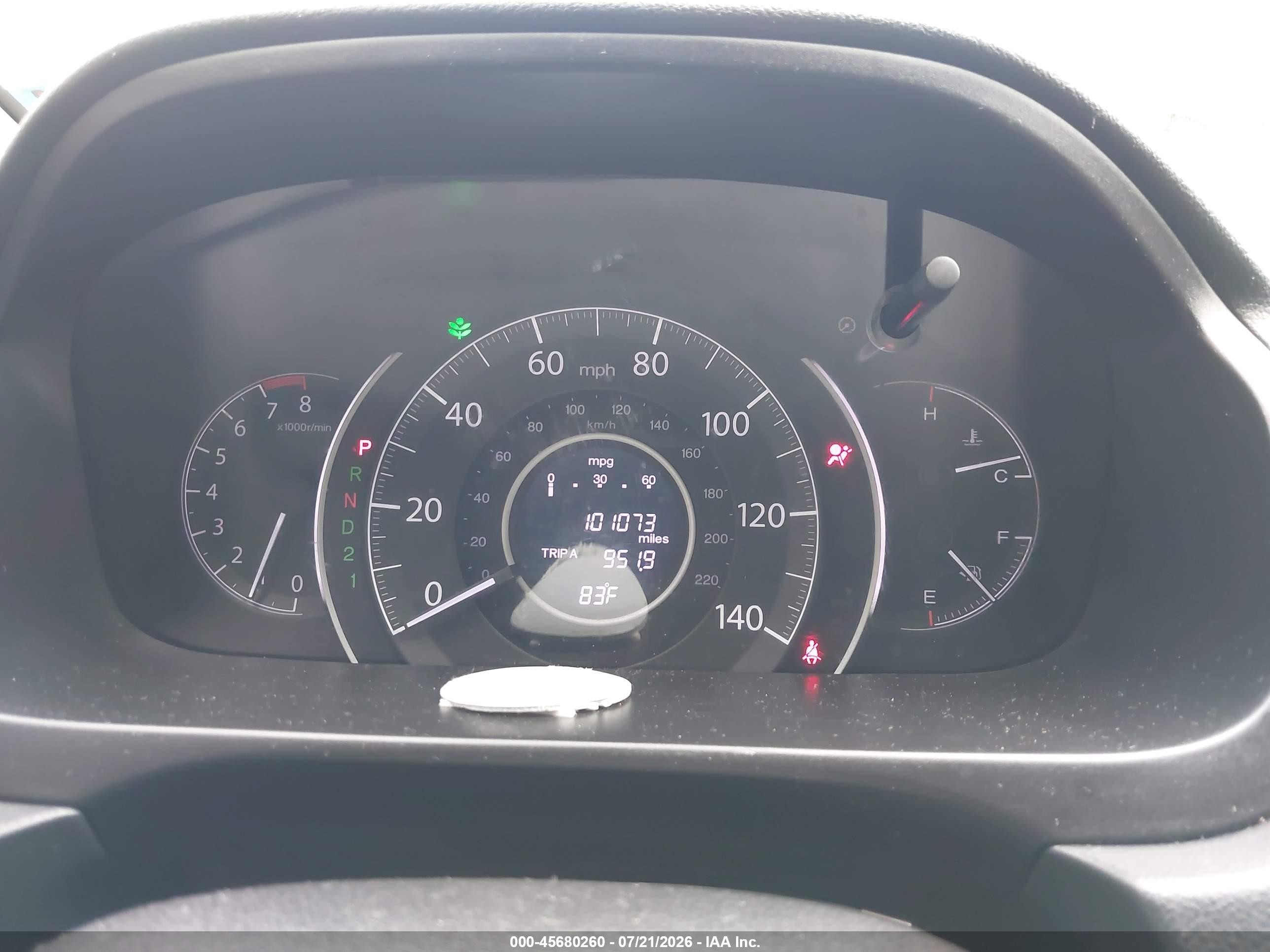 2014 Honda Cr-v Ex Gray vin: 2HKRM4H53EH675077