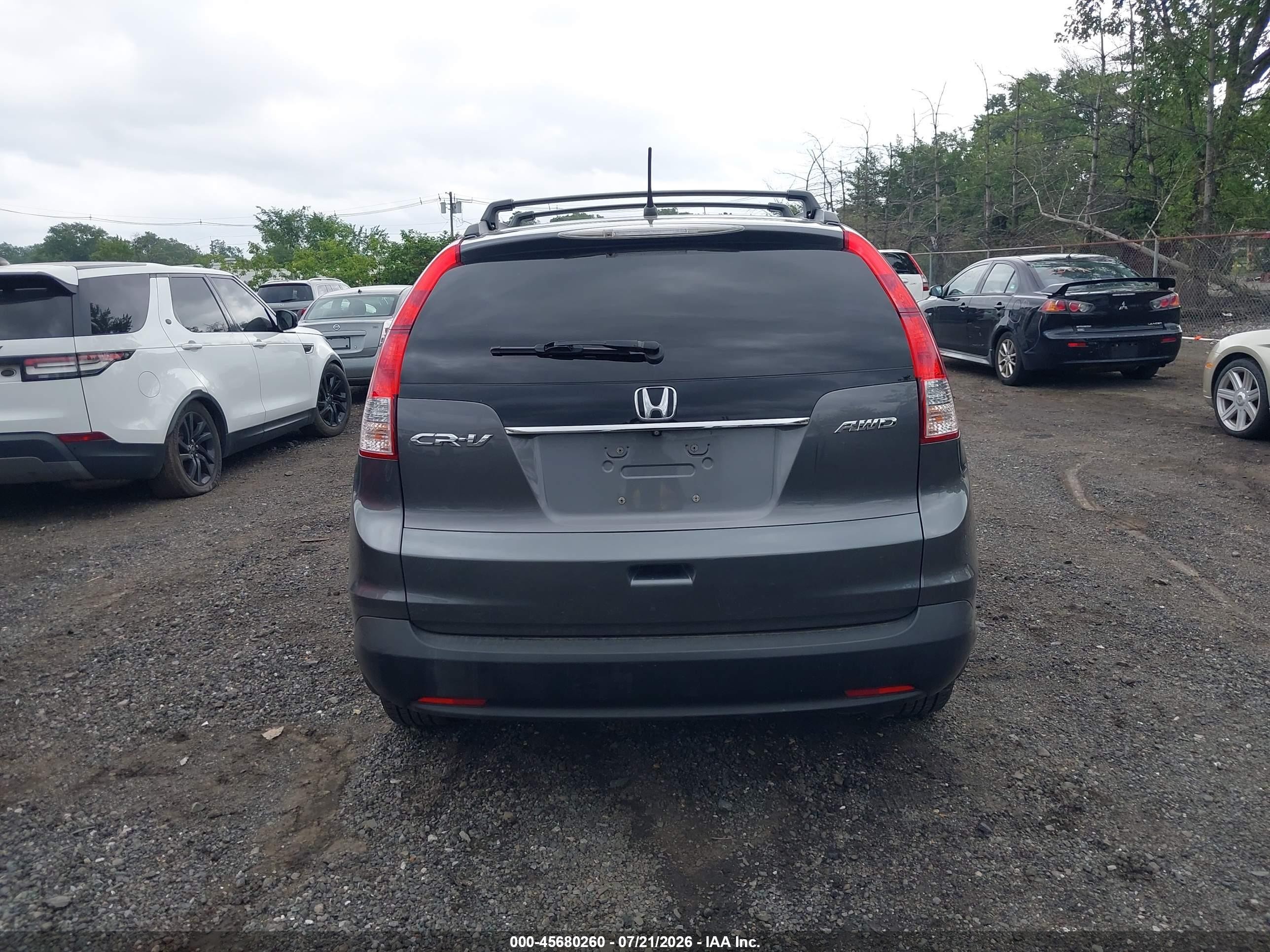 2014 Honda Cr-v Ex Gray vin: 2HKRM4H53EH675077