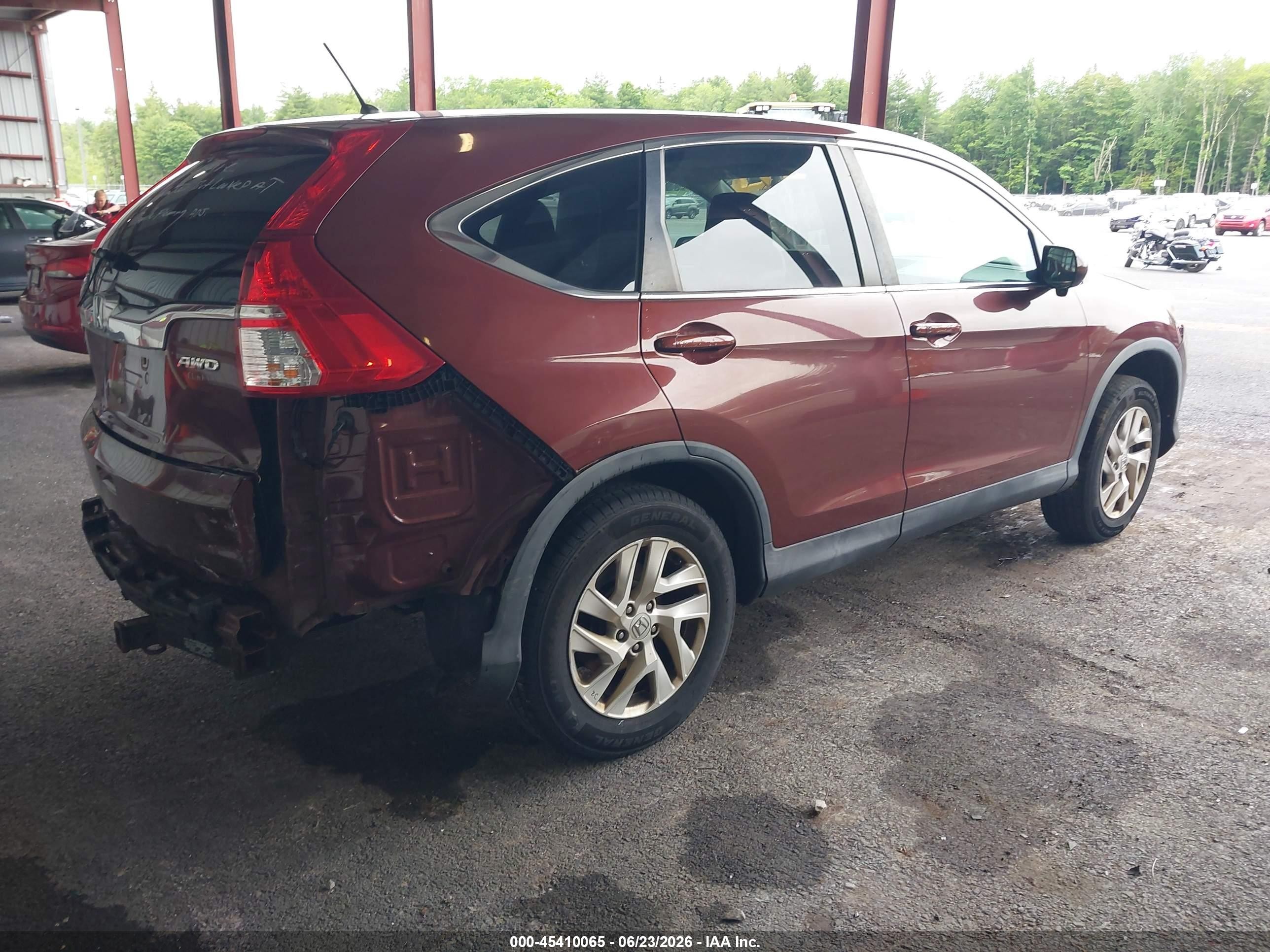 2015 Honda Cr-v Ex Brown vin: 2HKRM4H53FH611364