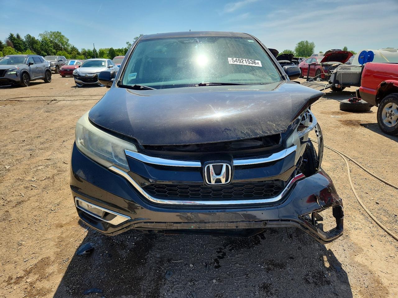 2015 Honda Cr-v Ex Brown vin: 2HKRM4H53FH618959