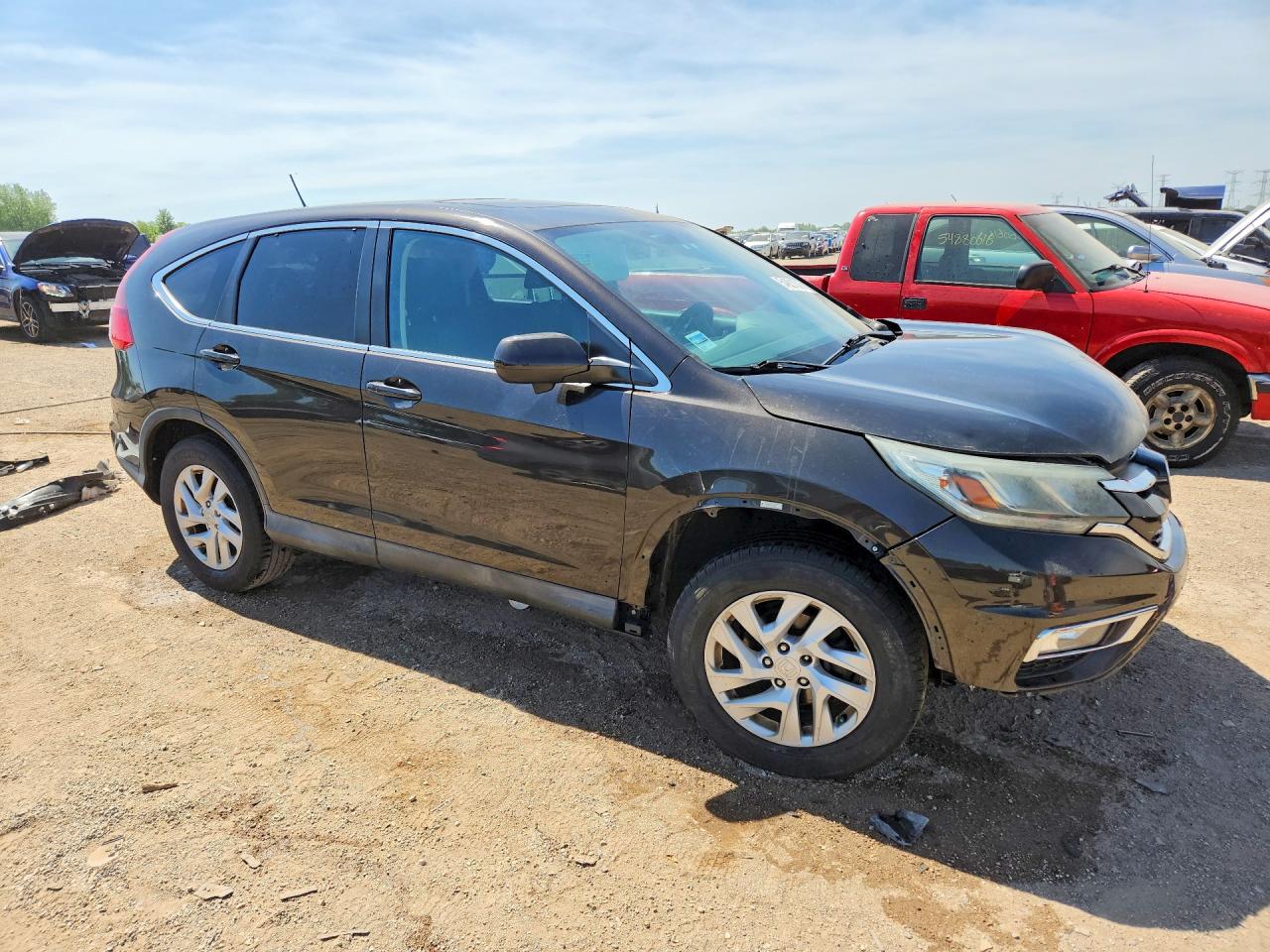 2015 Honda Cr-v Ex Brown vin: 2HKRM4H53FH618959