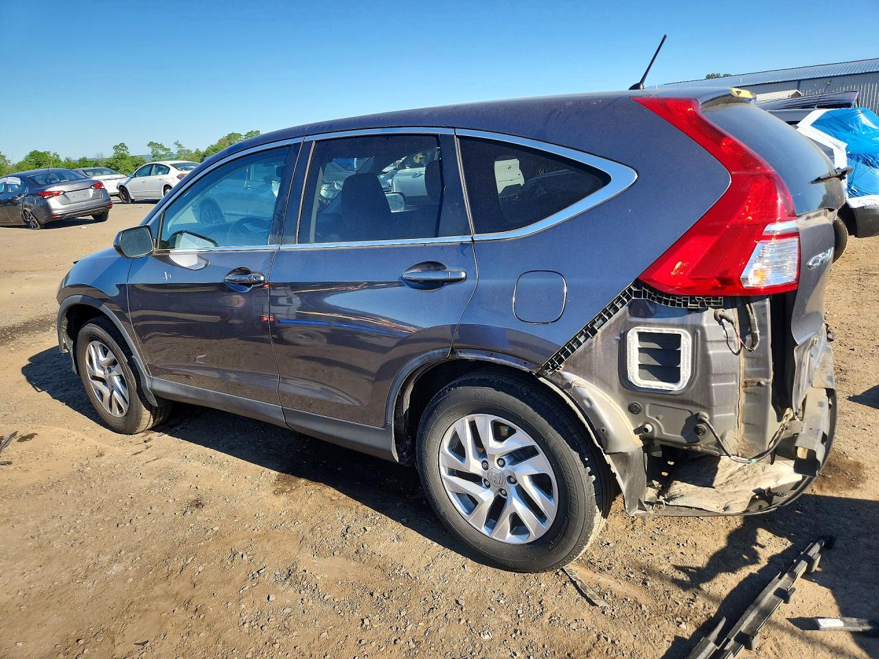 2015 Honda Cr-v Ex Gray vin: 2HKRM4H53FH665683