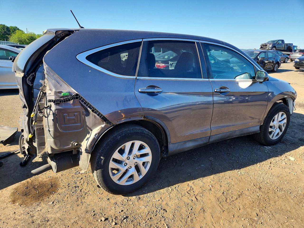 2015 Honda Cr-v Ex Gray vin: 2HKRM4H53FH665683