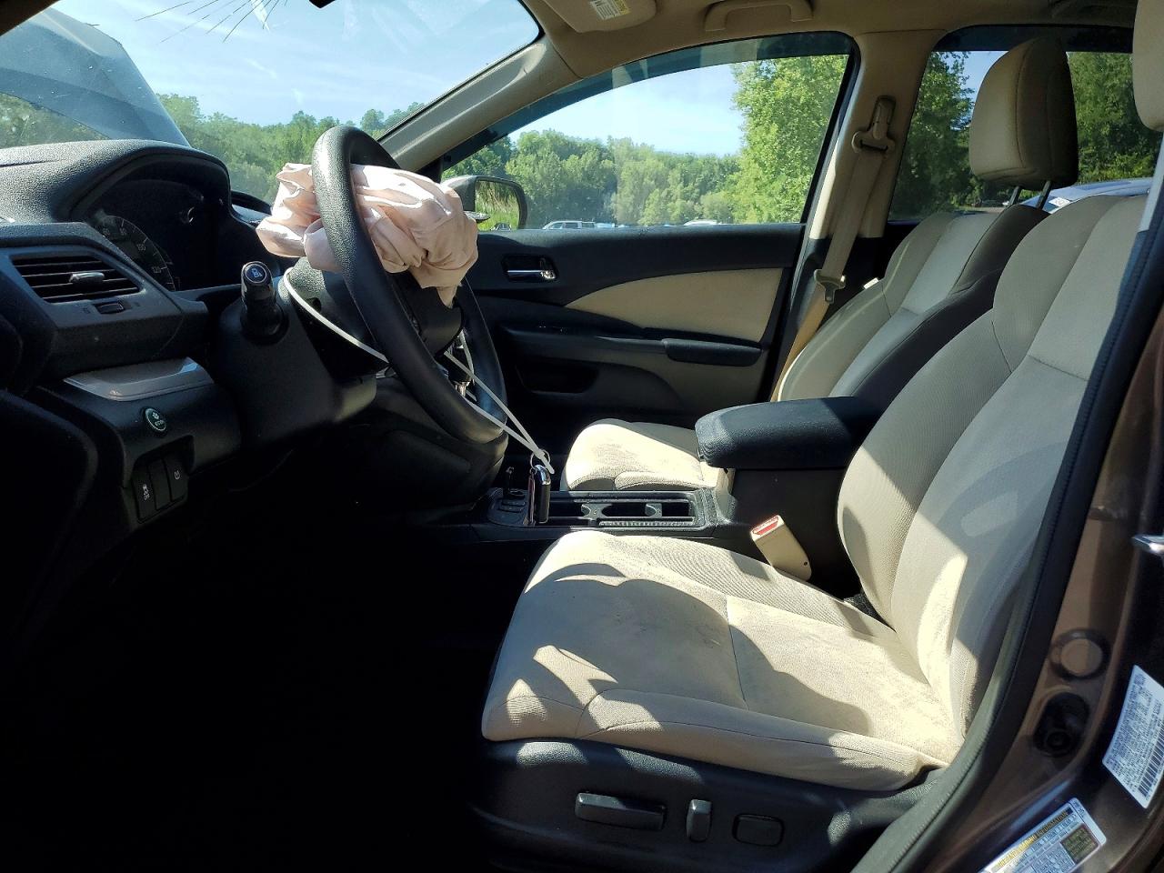 2015 Honda Cr-v Ex Brown vin: 2HKRM4H53FH668616