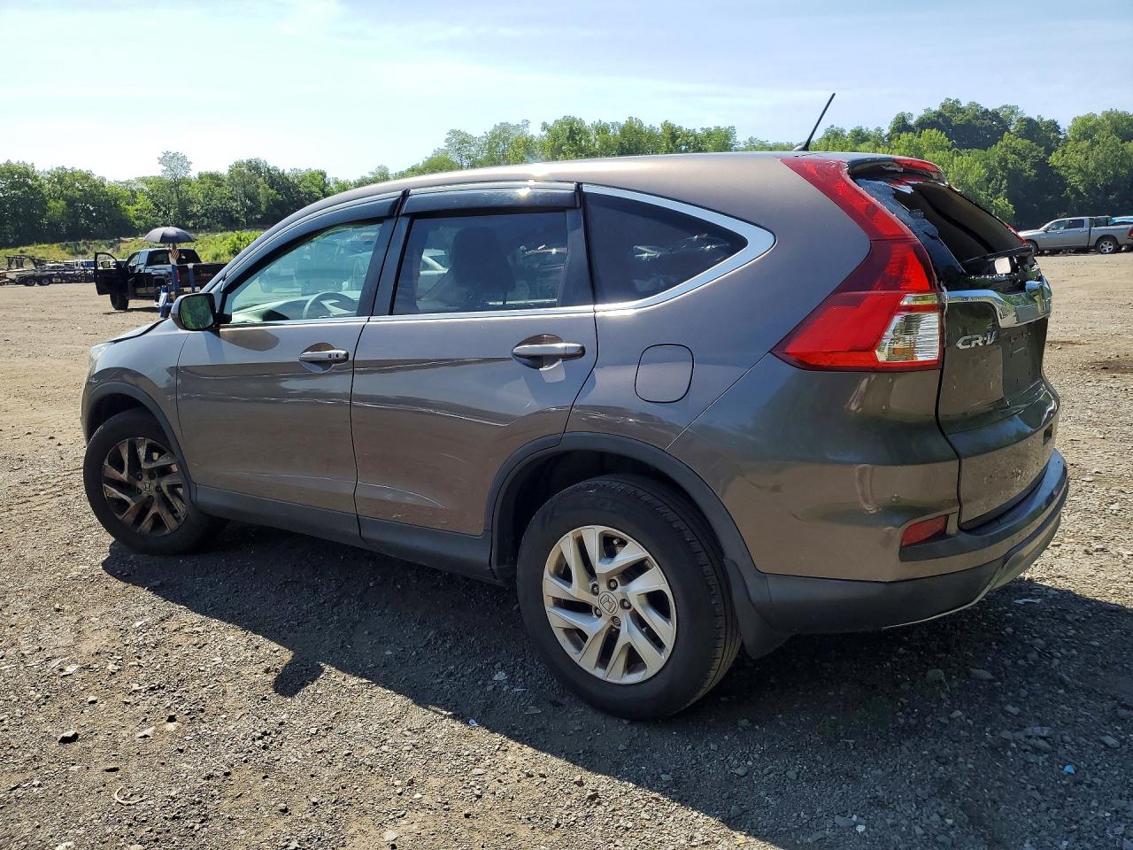 2015 Honda Cr-v Ex Brown vin: 2HKRM4H53FH668616
