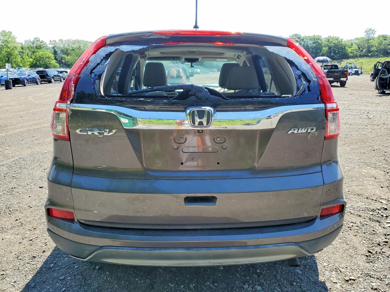 2015 Honda Cr-v Ex Brown vin: 2HKRM4H53FH668616
